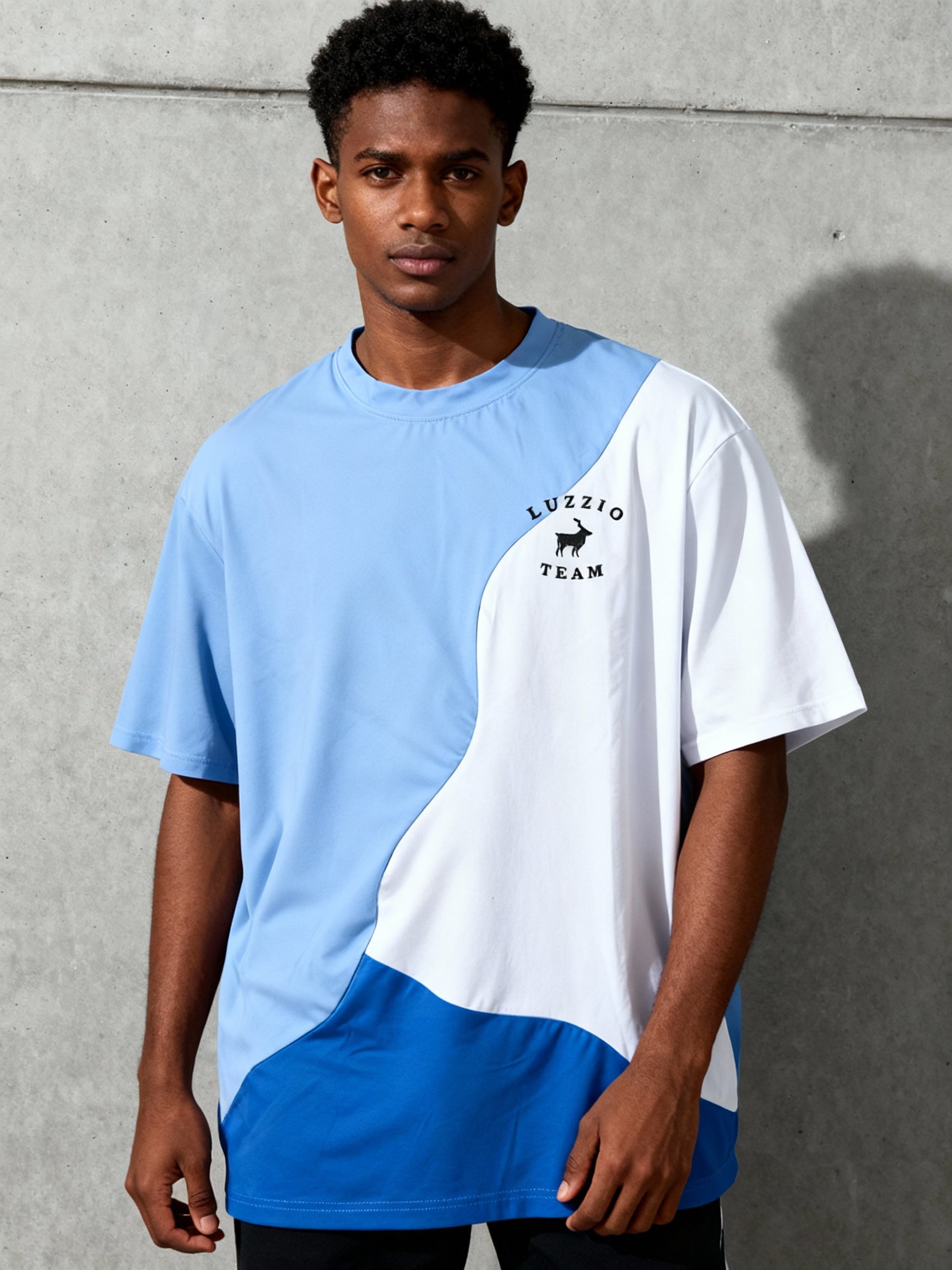 Tri-Tone Oversize Tee