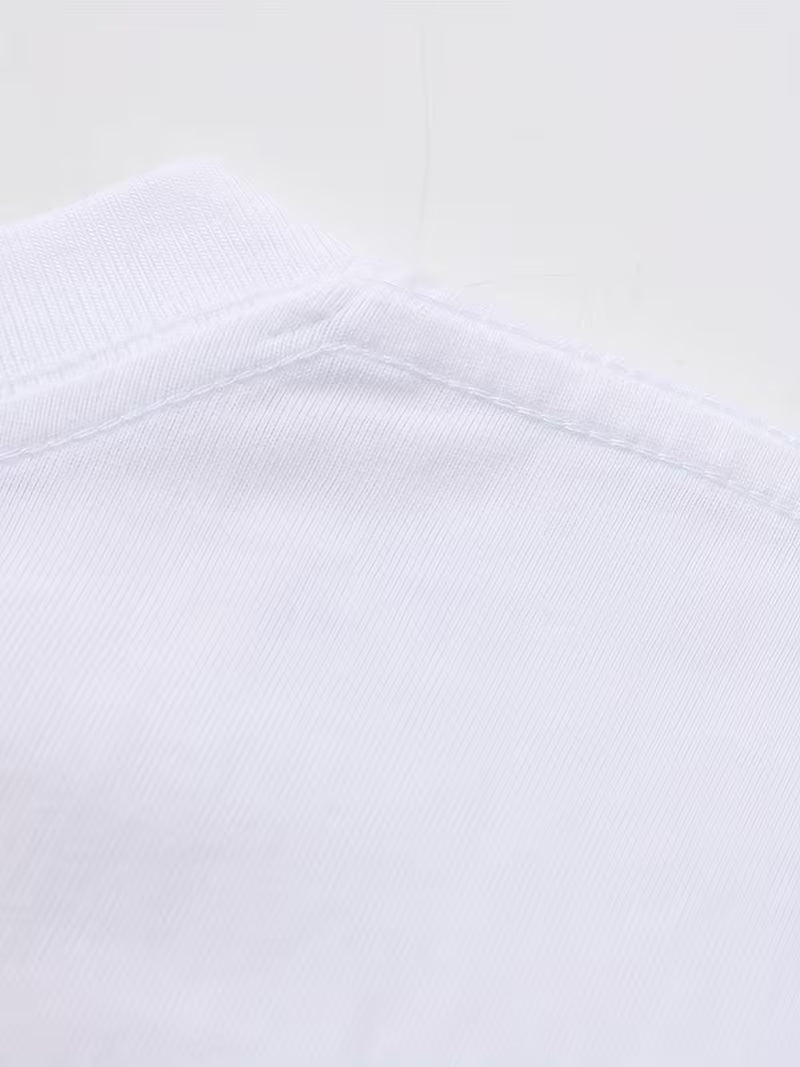 White Basic Premium Oversized T-shirt