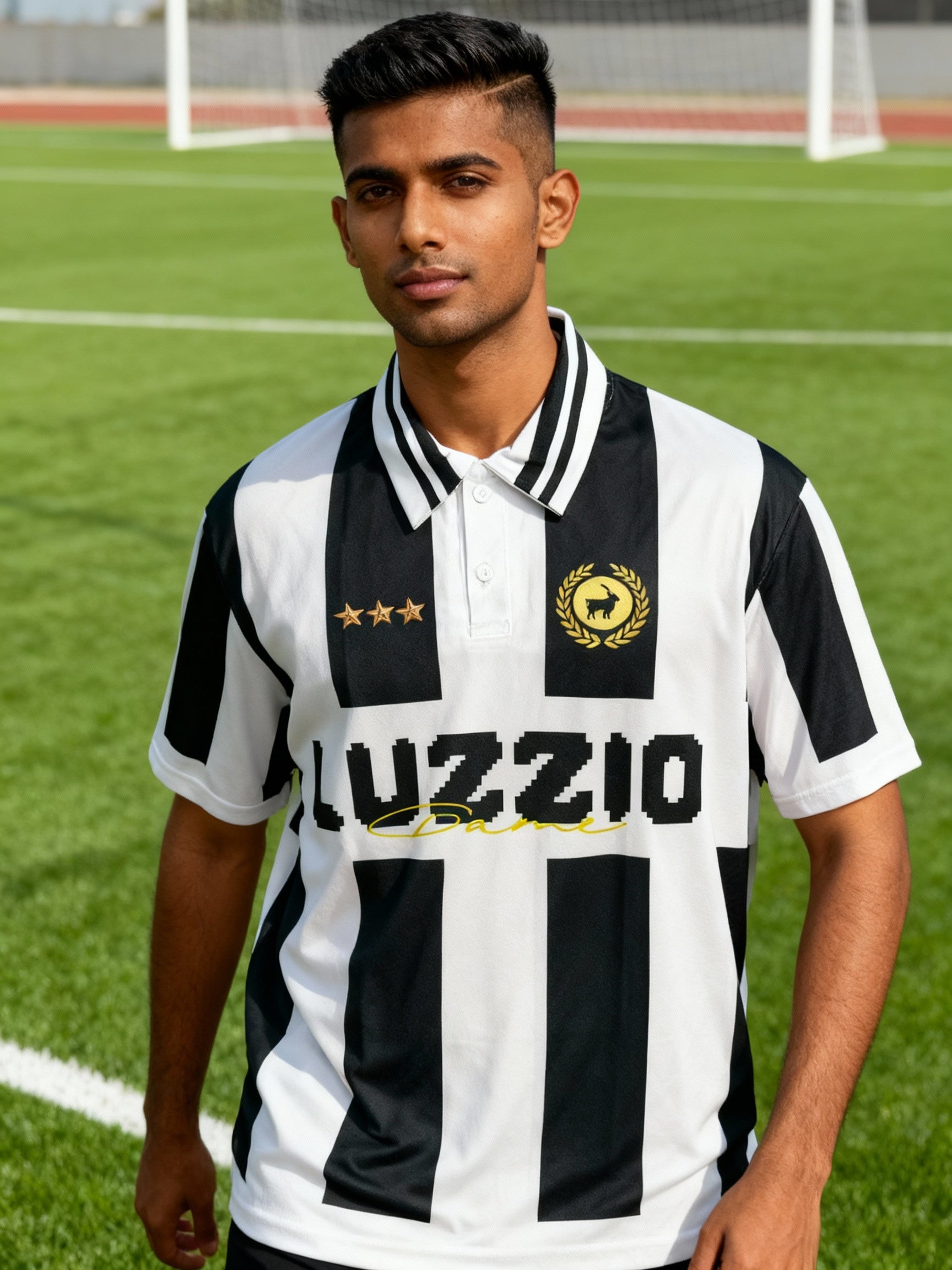 Luzzio Game Lightweight Oversized Polo T-shirt