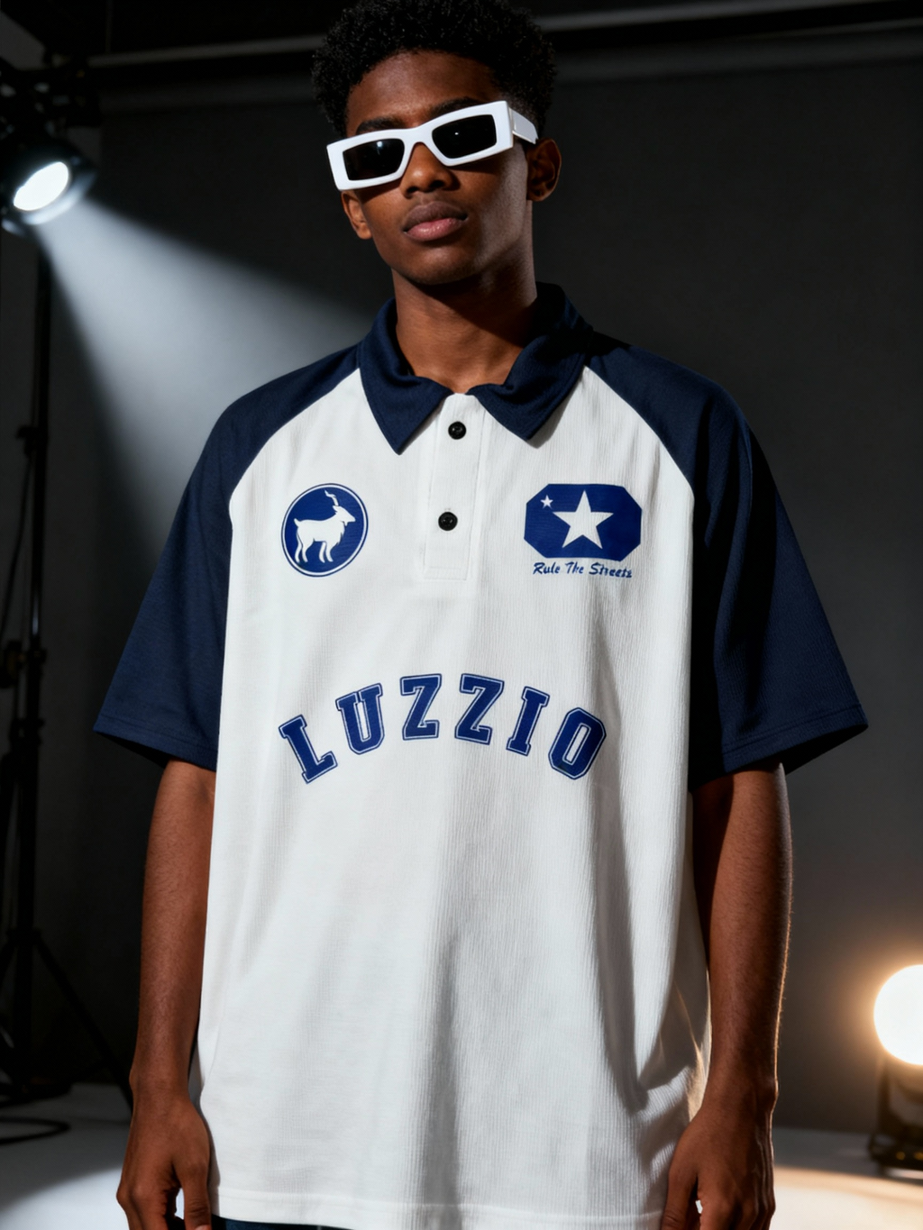 Oversized Raglan Polo