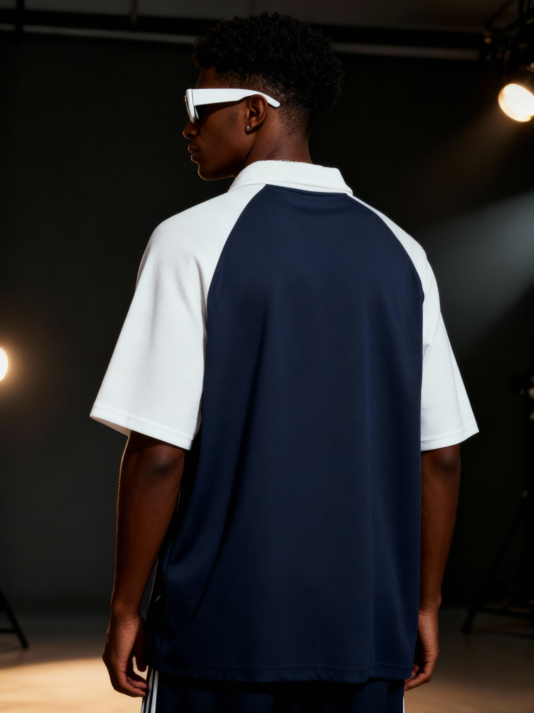 Oversized Raglan Polo