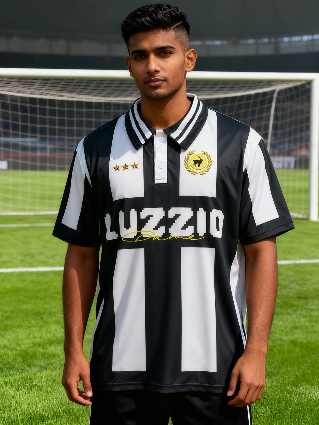 Luzzio Game Lightweight Oversized Polo T-shirt