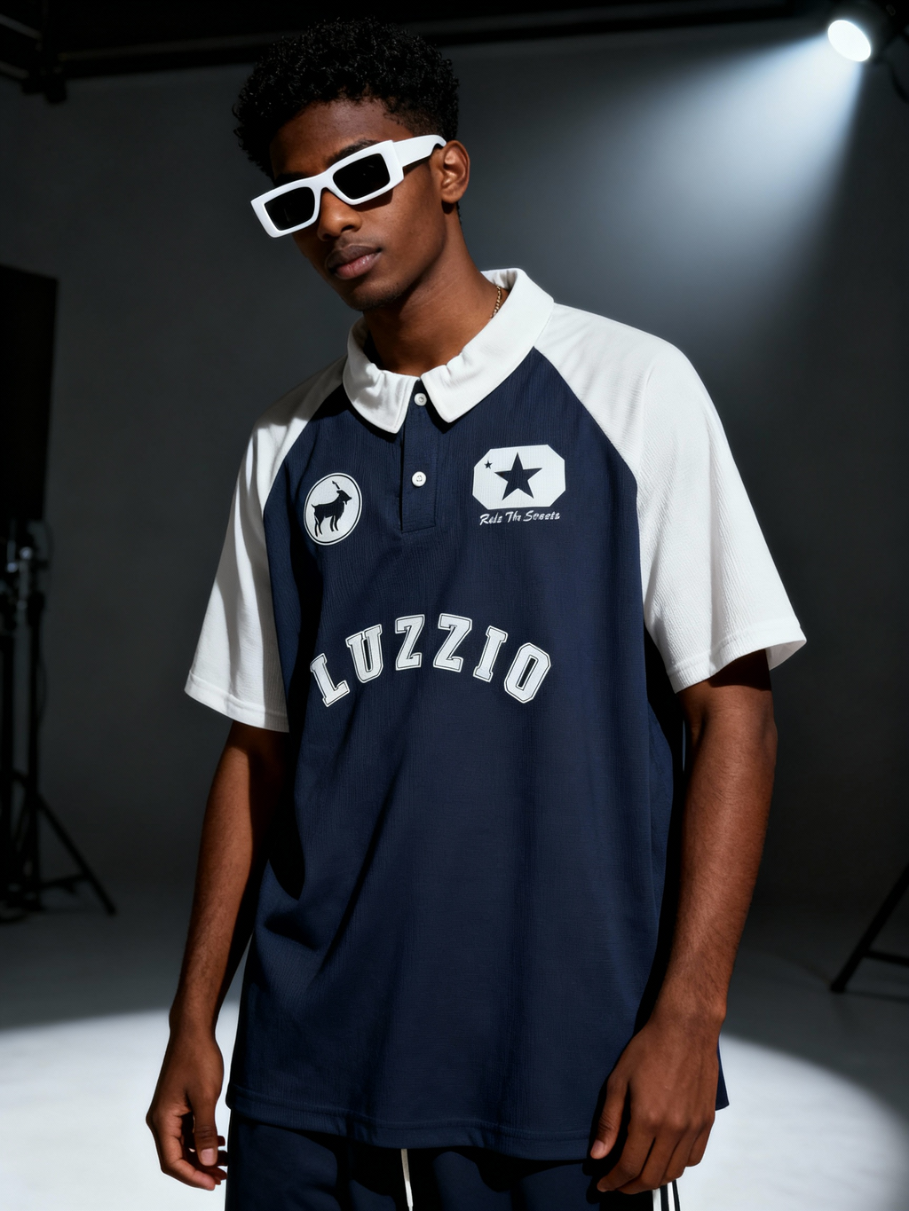 Oversized Raglan Polo