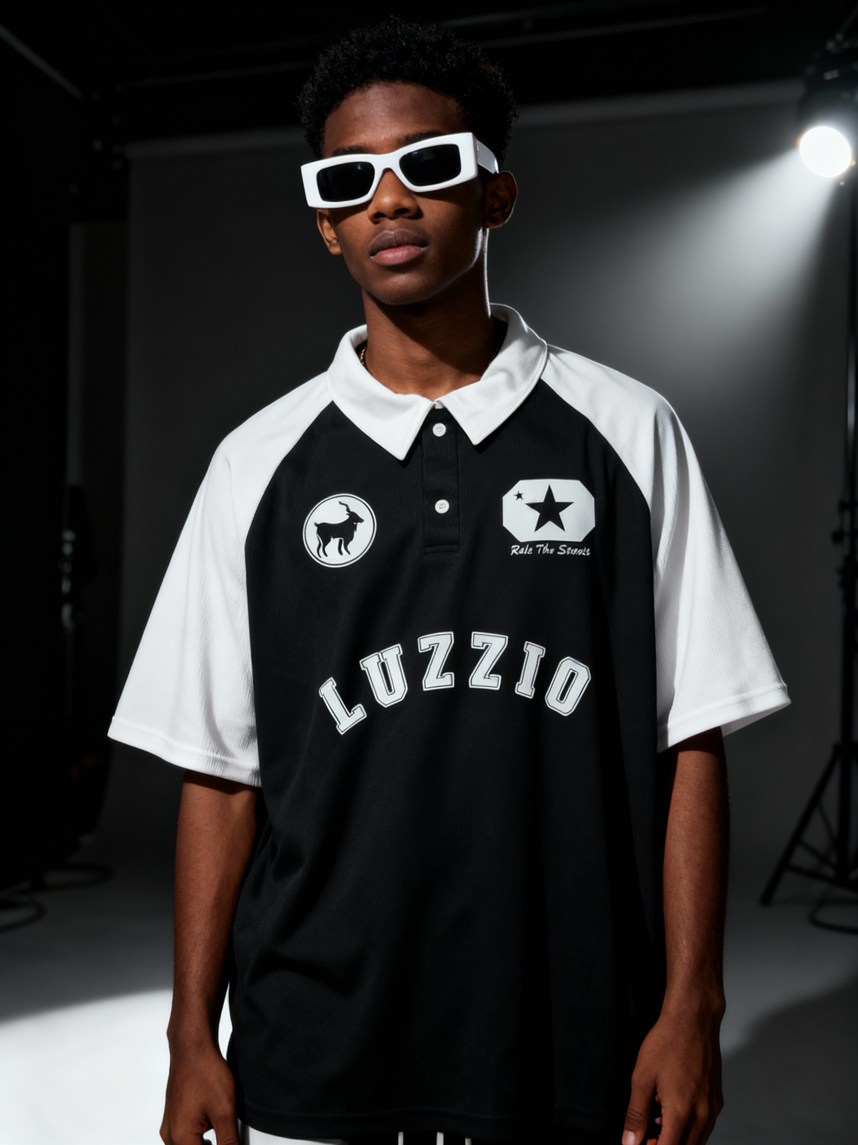 Oversized Raglan Polo