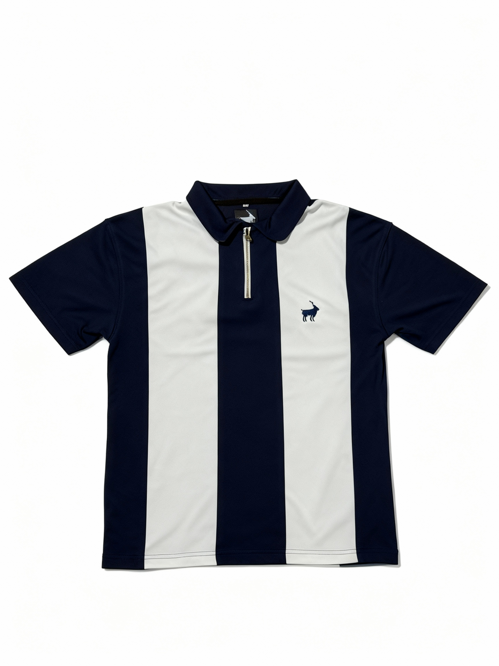 Striped Short Sleeve Polo Oversized Fit Soft Stretch