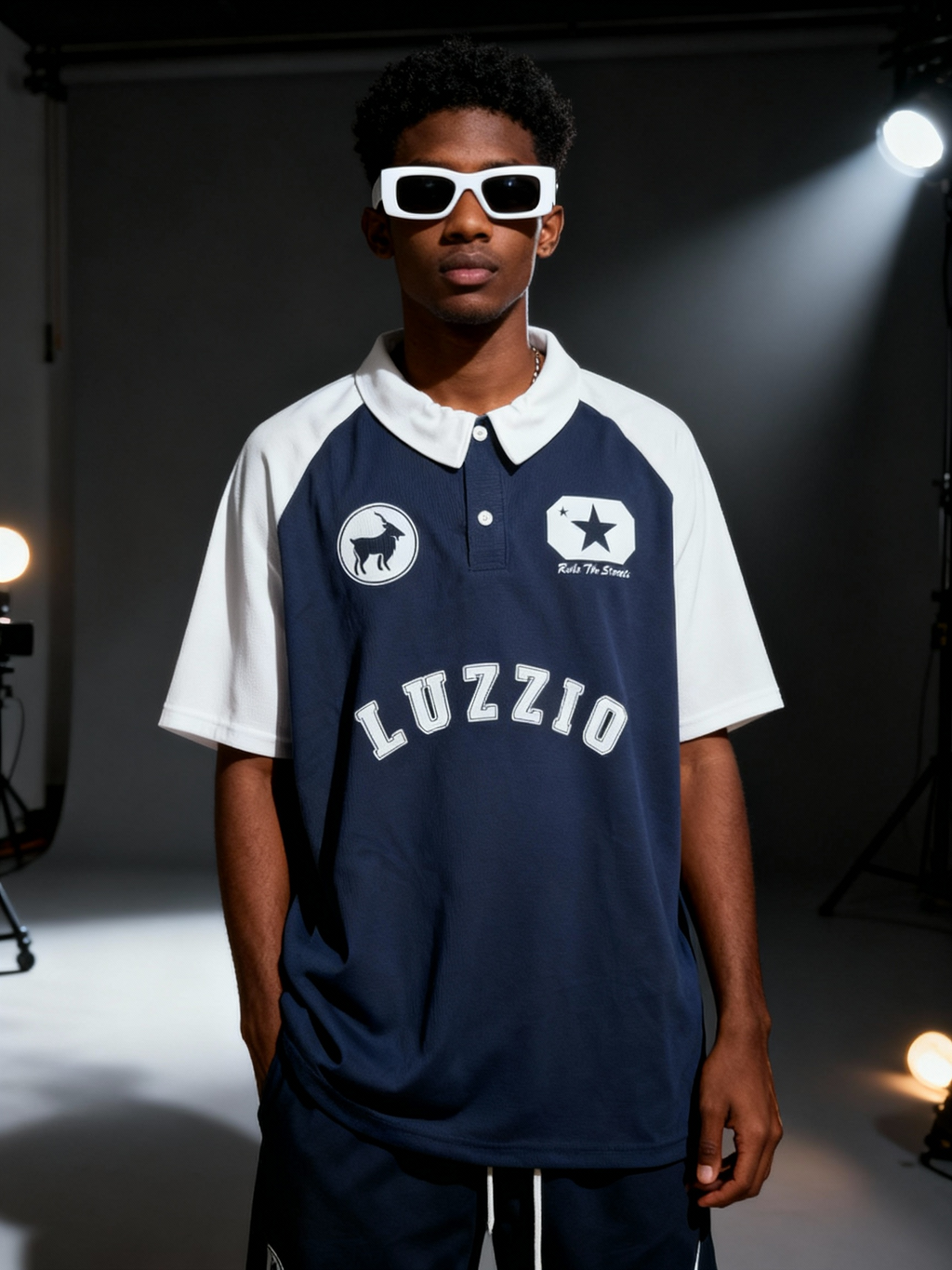 Oversized Raglan Polo