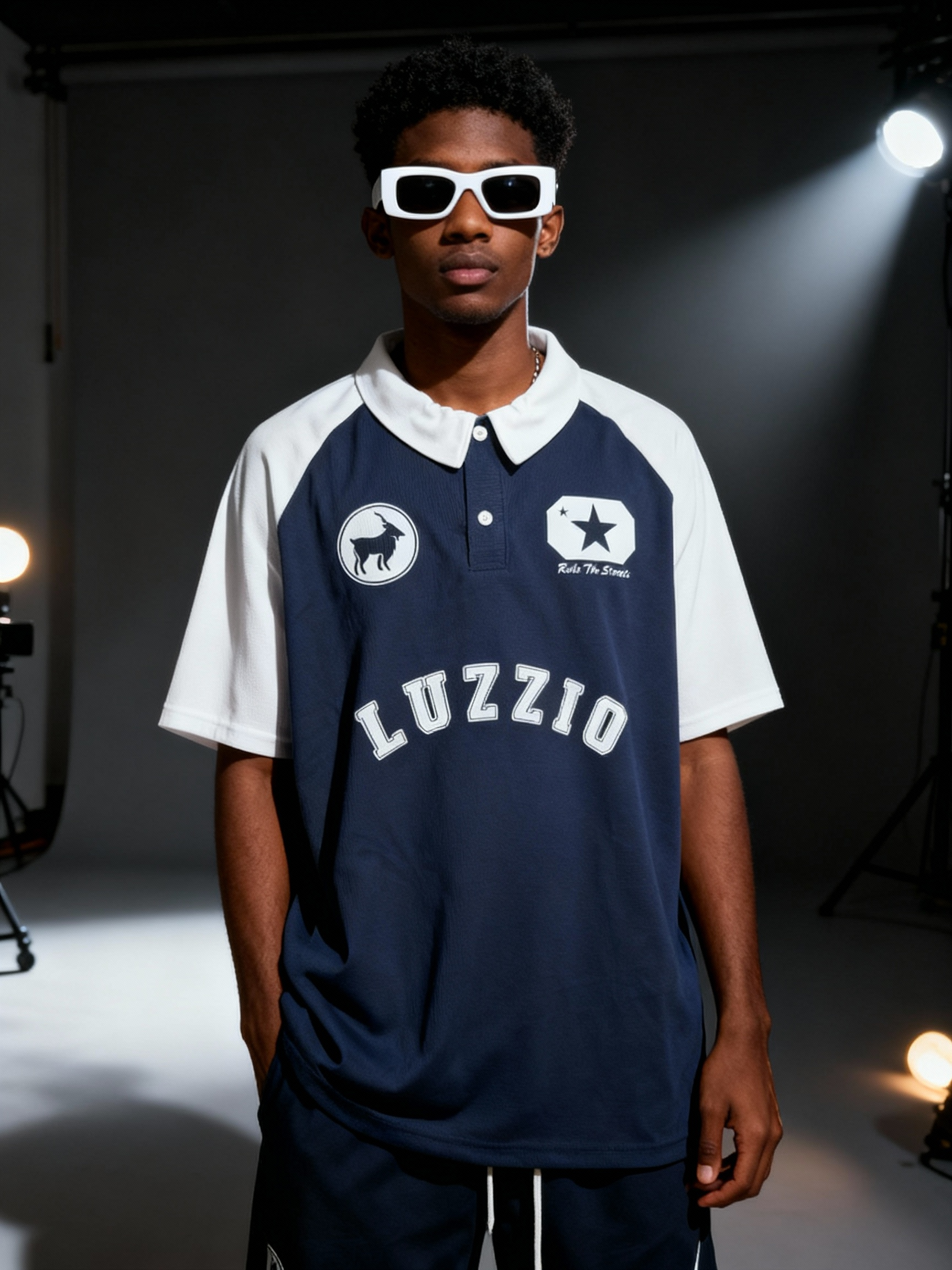 Oversized Raglan Polo