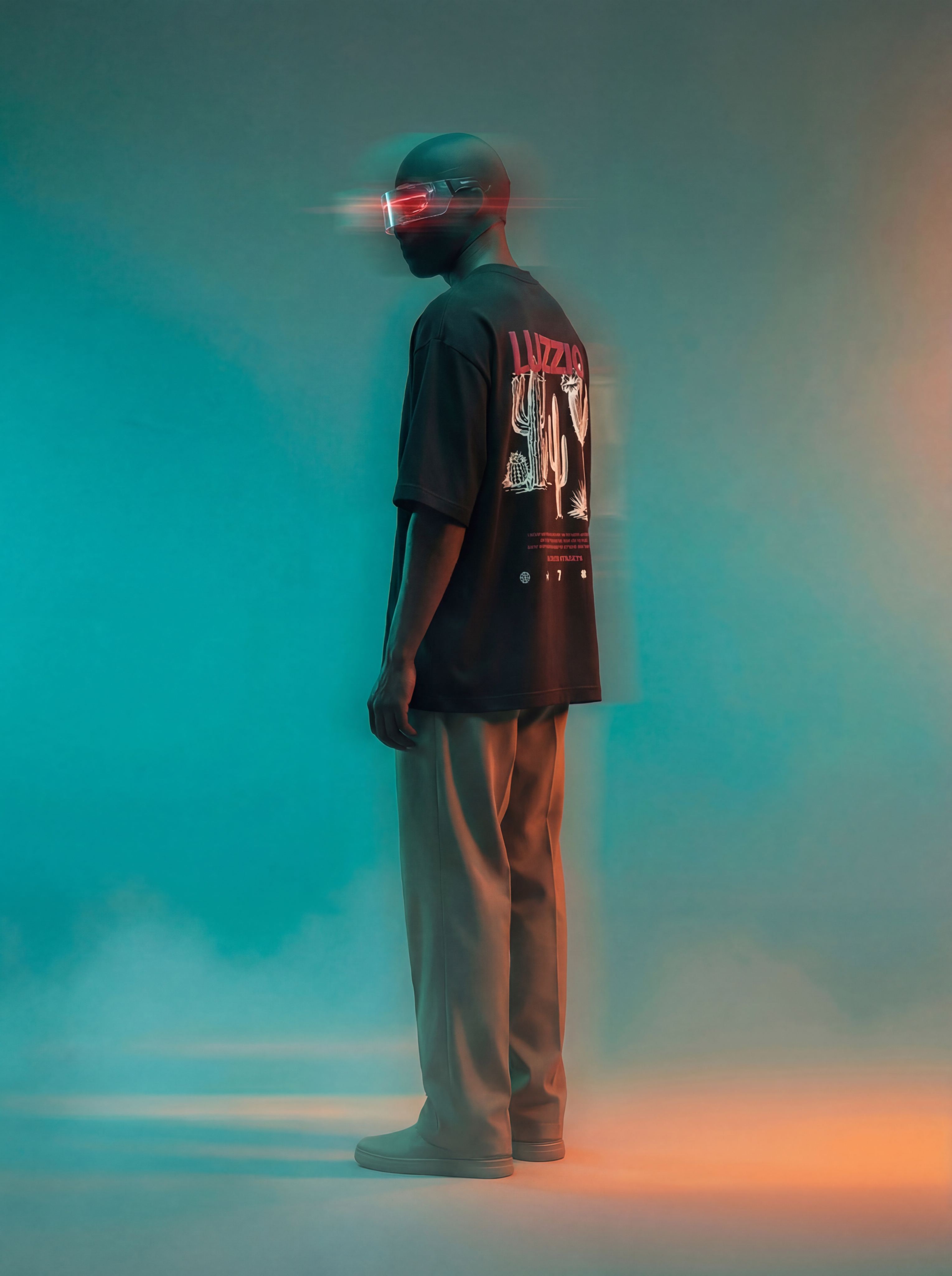 Cactus Puff Tee Oversized