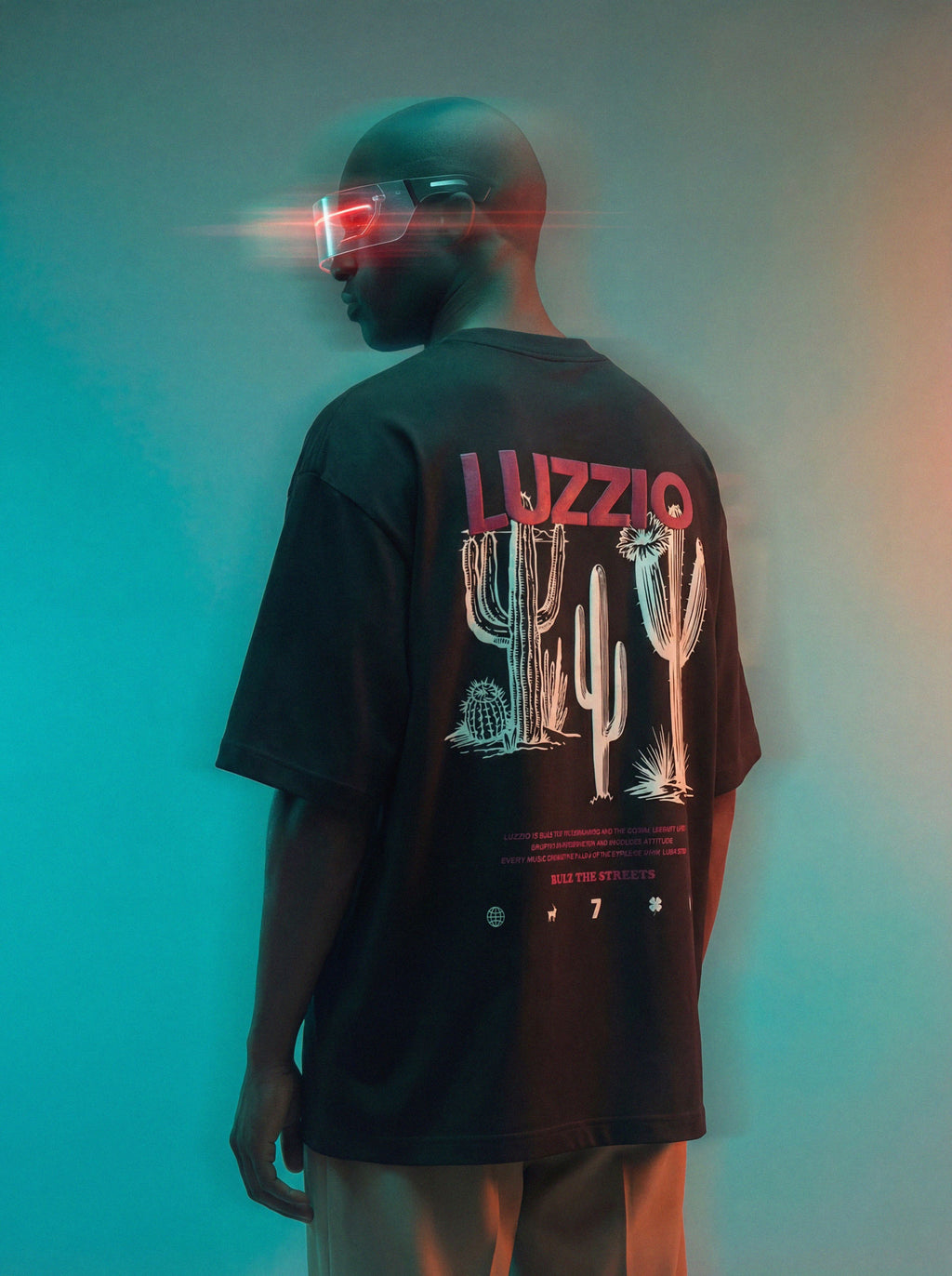 Cactus Puff Tee Oversized