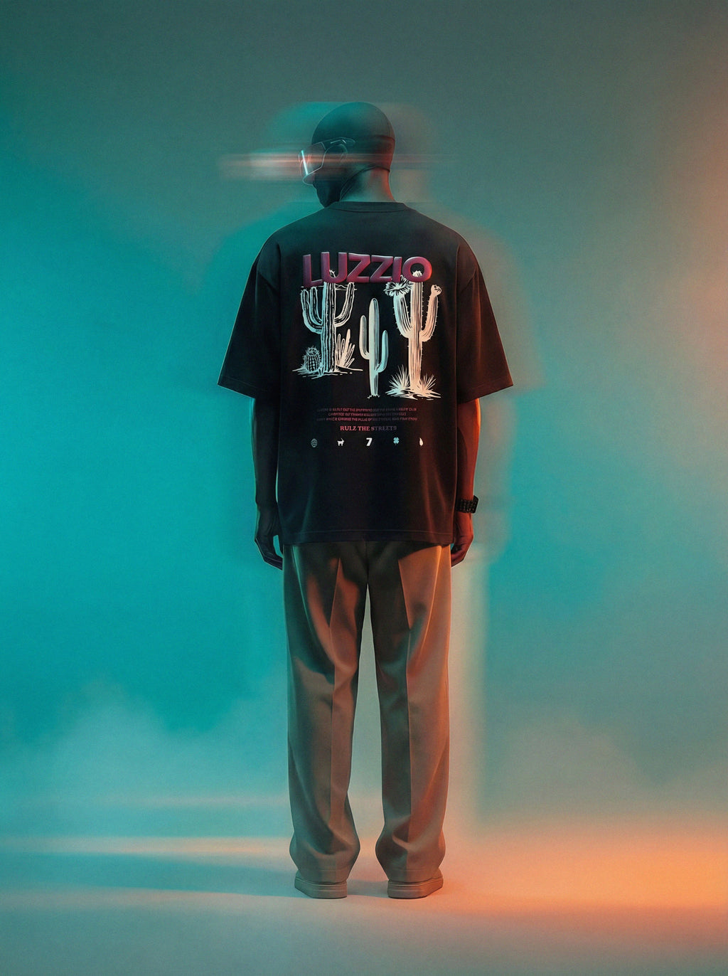 Cactus Puff Tee Oversized