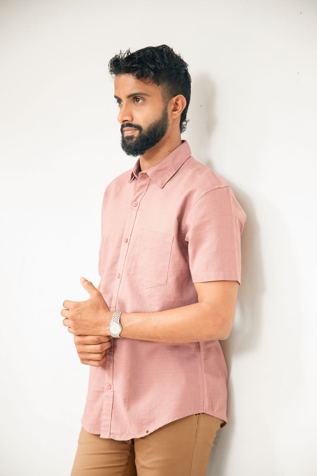 Crepe Premium Linen Shirt Regular fit