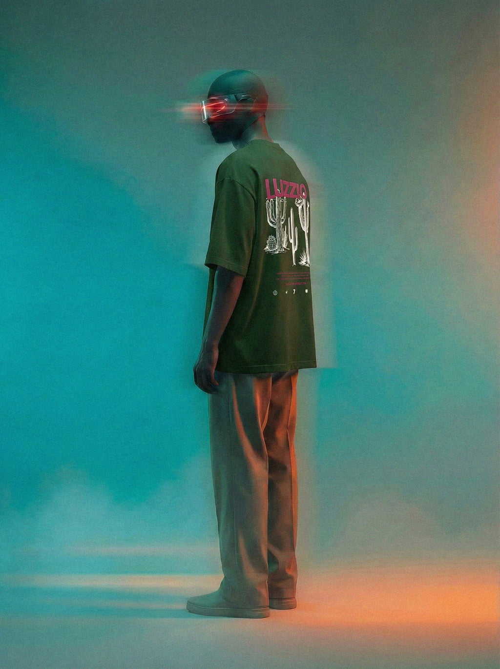 Cactus Puff Tee Oversized