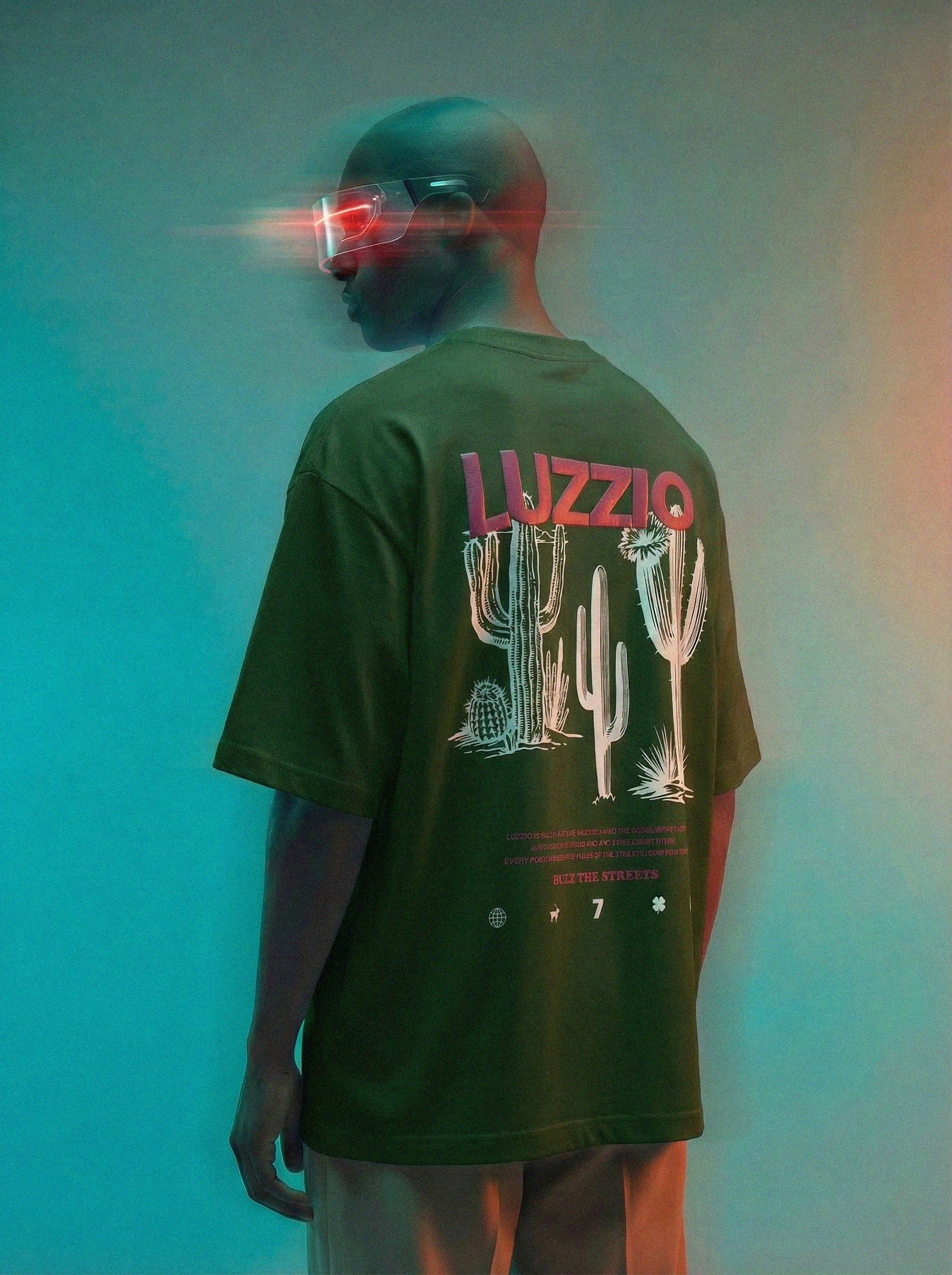 Cactus Puff Tee Oversized