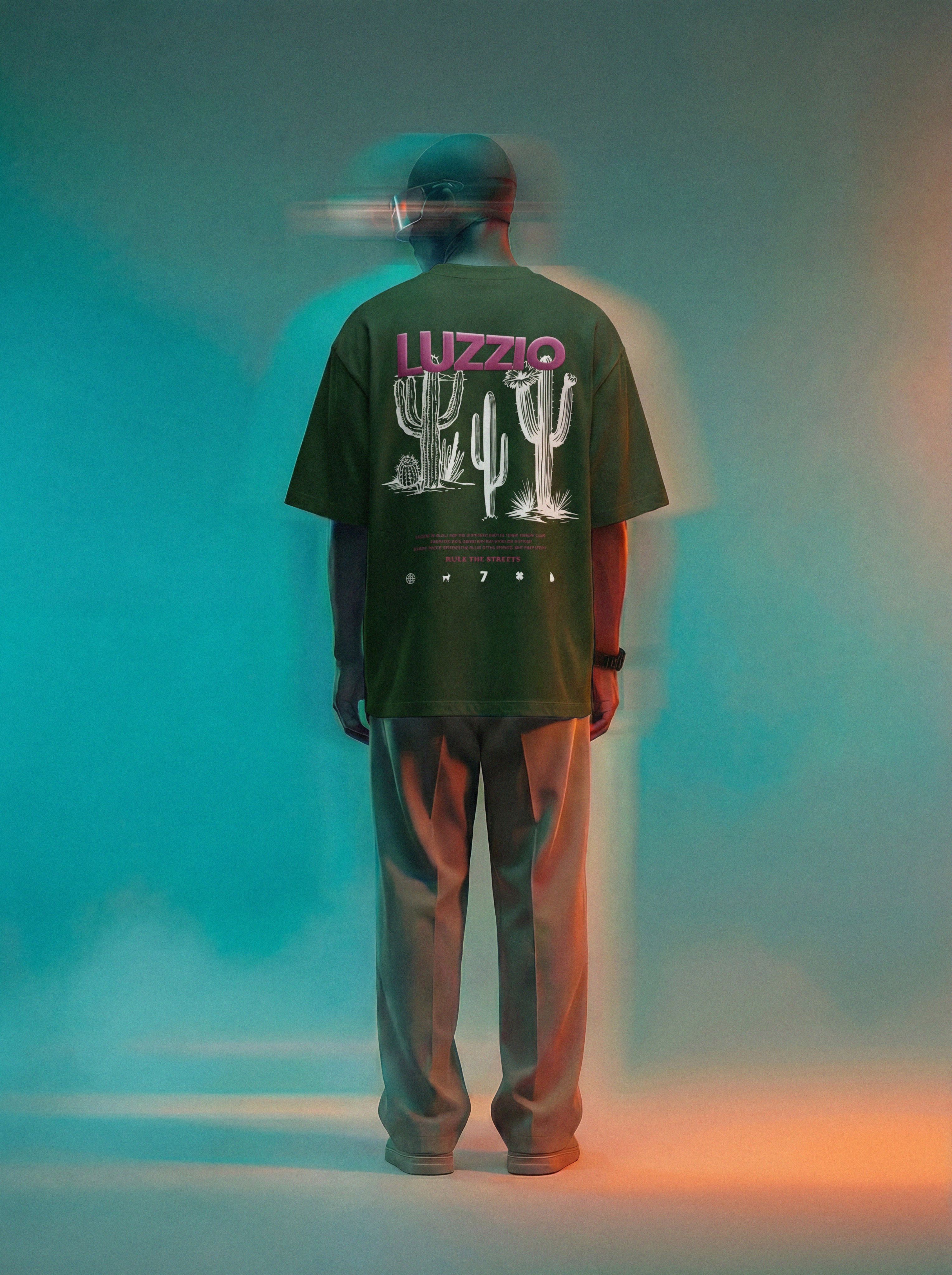 Cactus Puff Tee Oversized