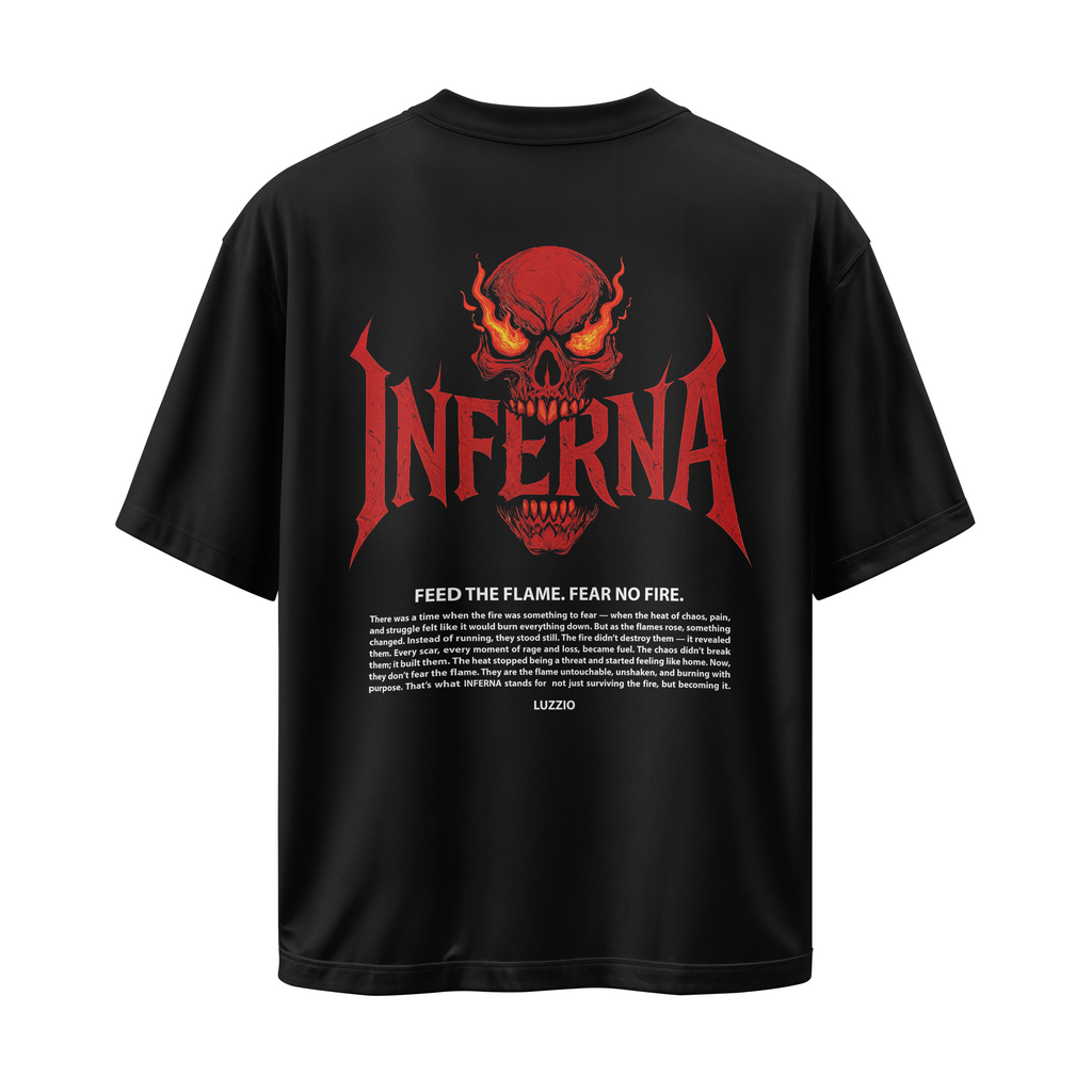 Fearless Inferno Oversized Tshirt