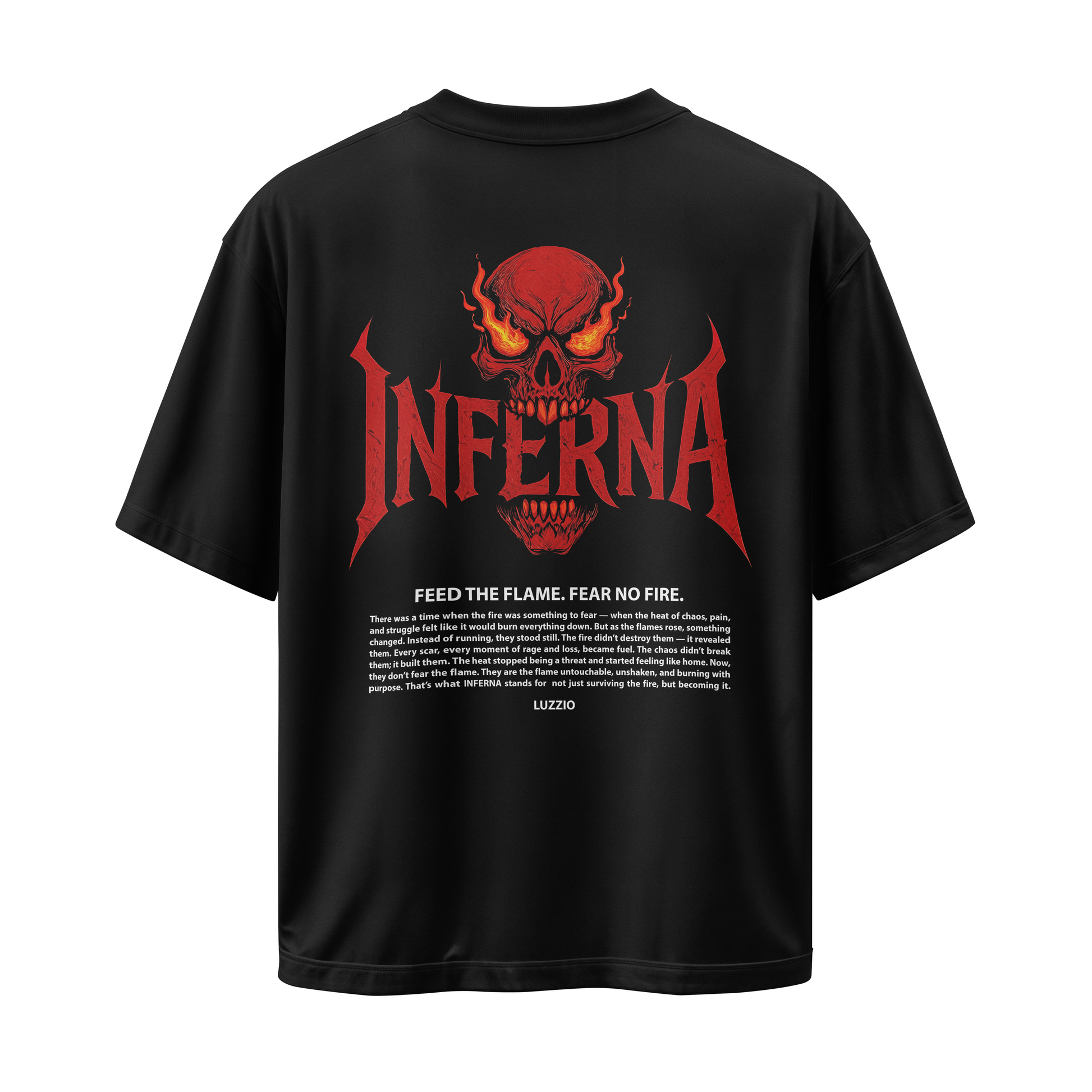 Fearless Inferno Oversized Tshirt