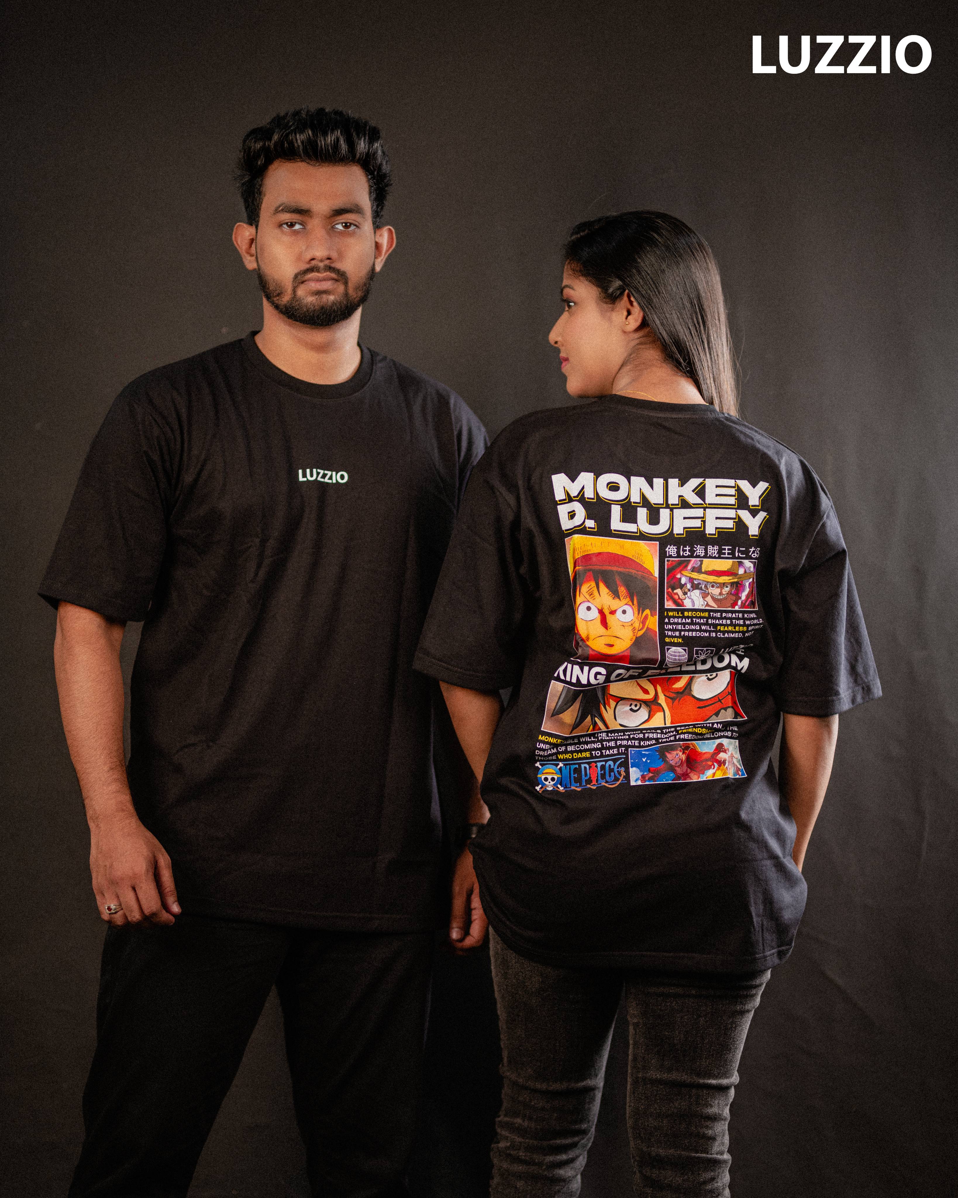 Monkey D. Luffy “King of Freedom” Oversized T-Shirt