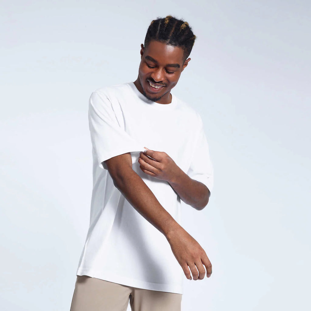 White Basic Premium Oversized T-shirt