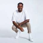 White Basic Premium Oversized T-shirt