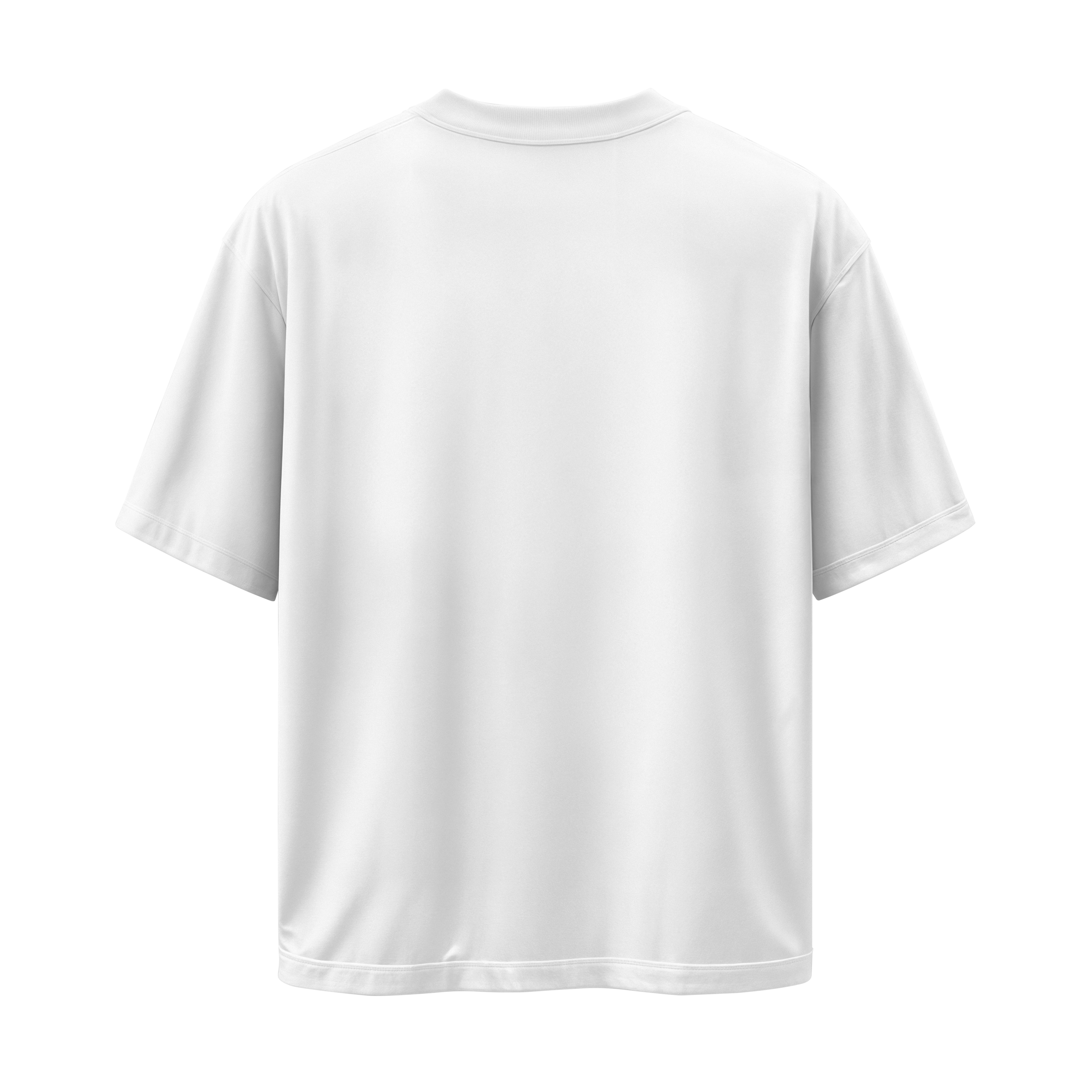 White Basic Premium Oversized T-shirt