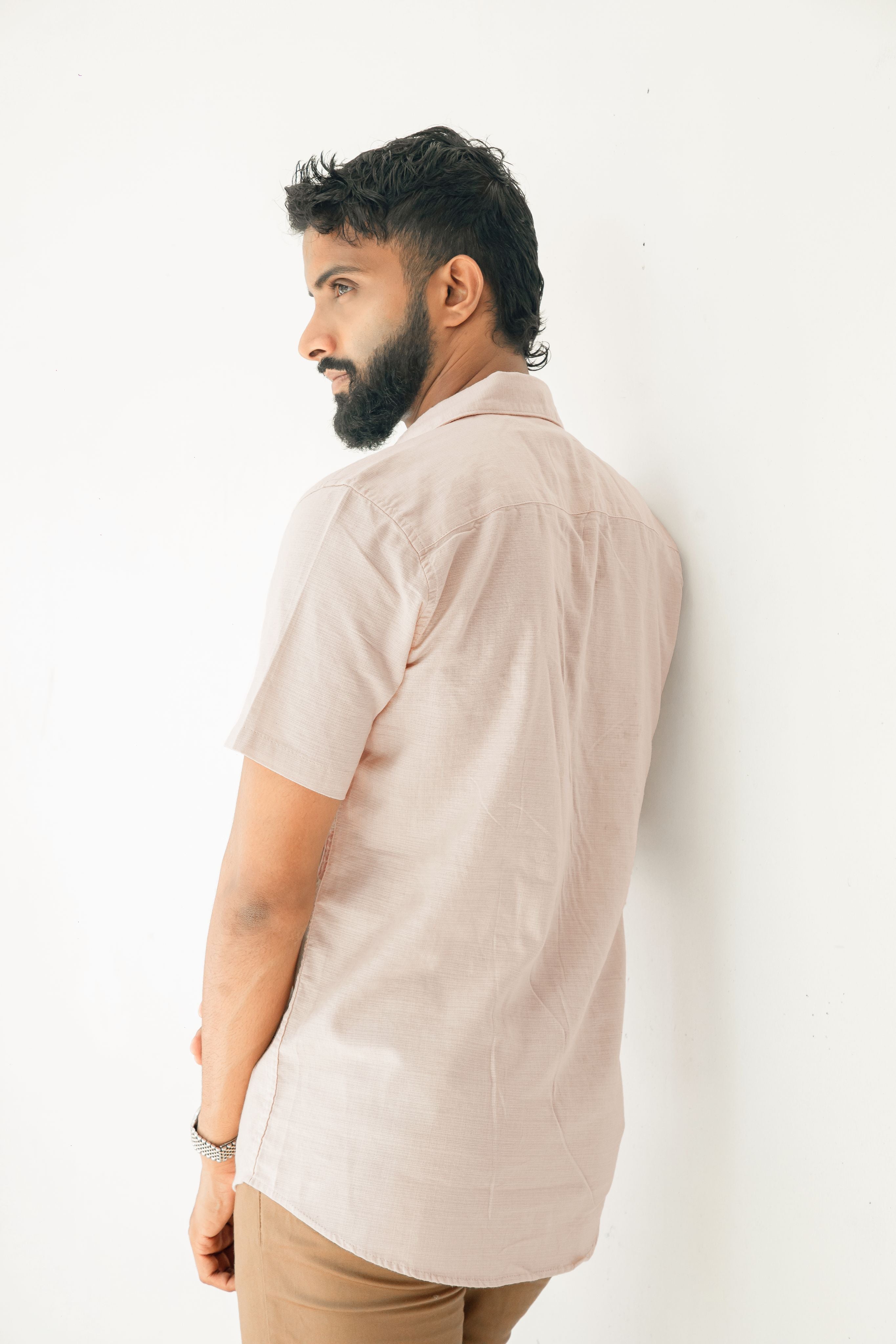 Sand Premium Linen Shirt Regular fit