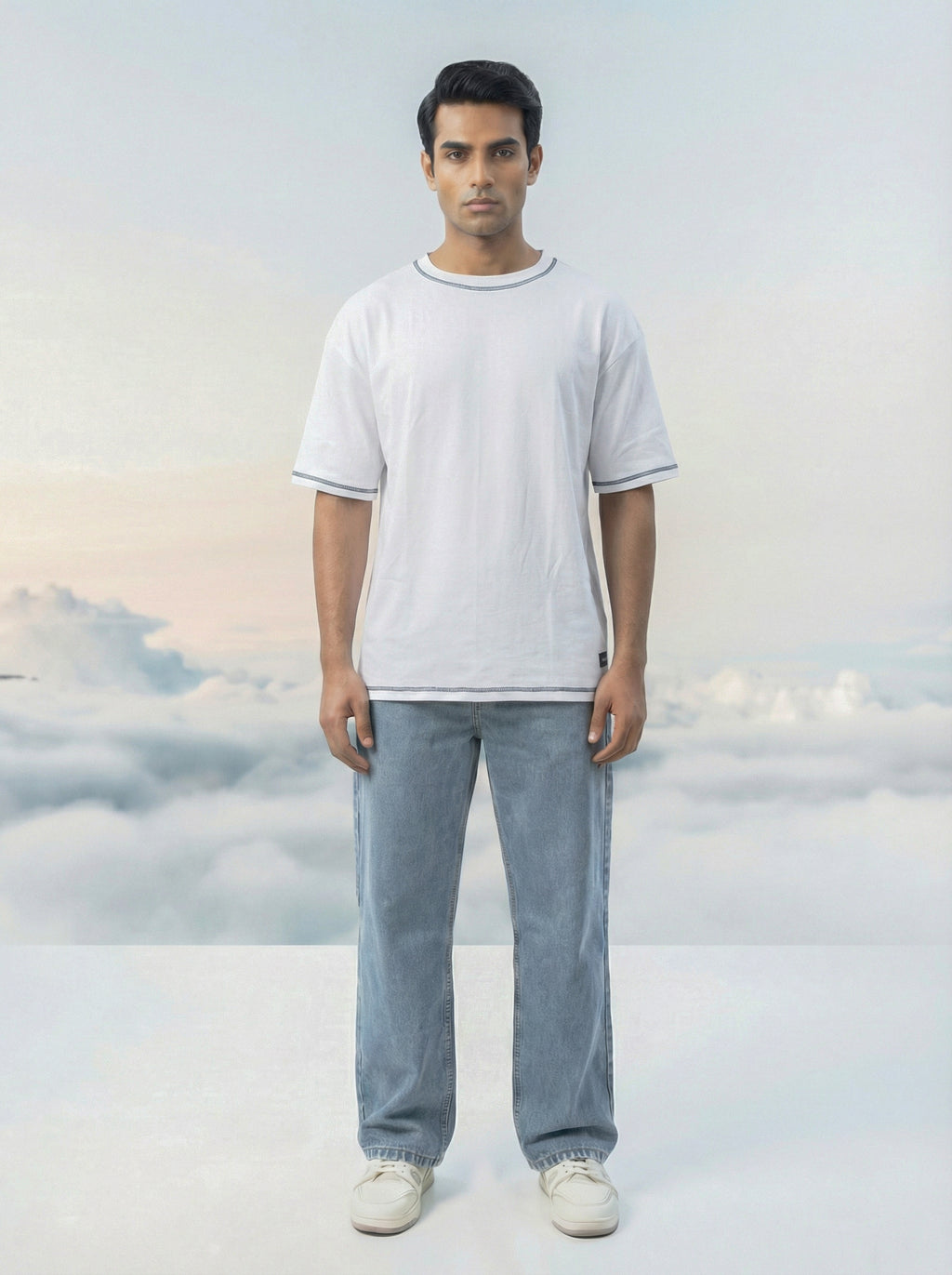 Baseline Oversize Tee White