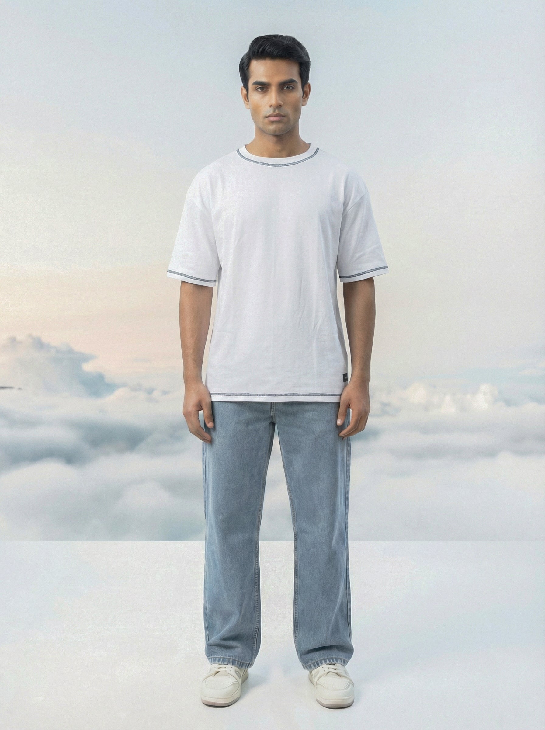 Baseline Oversize Tee White