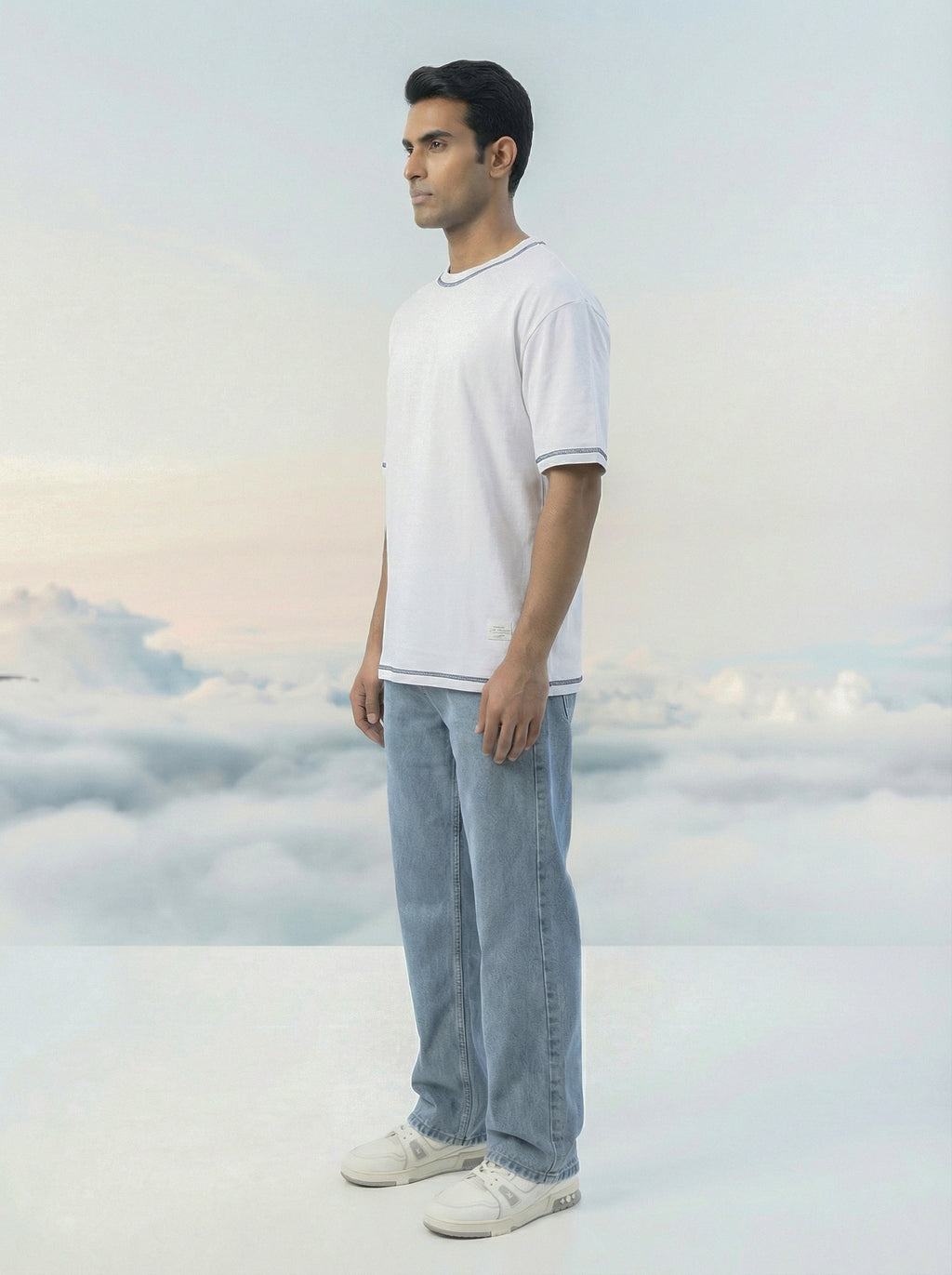 Baseline Oversize Tee White