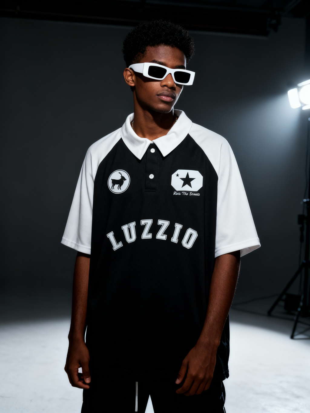 Oversized Raglan Polo