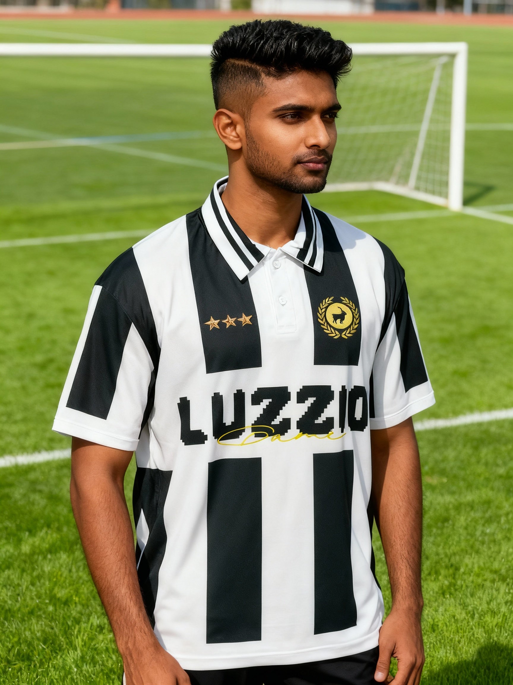 Luzzio Game Lightweight Oversized Polo T-shirt