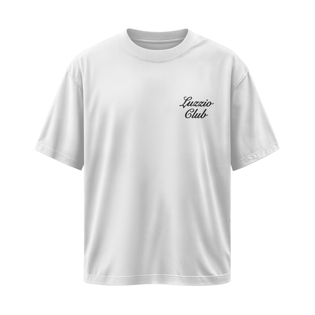Positano Italian Paradise White Oversized T-shirt