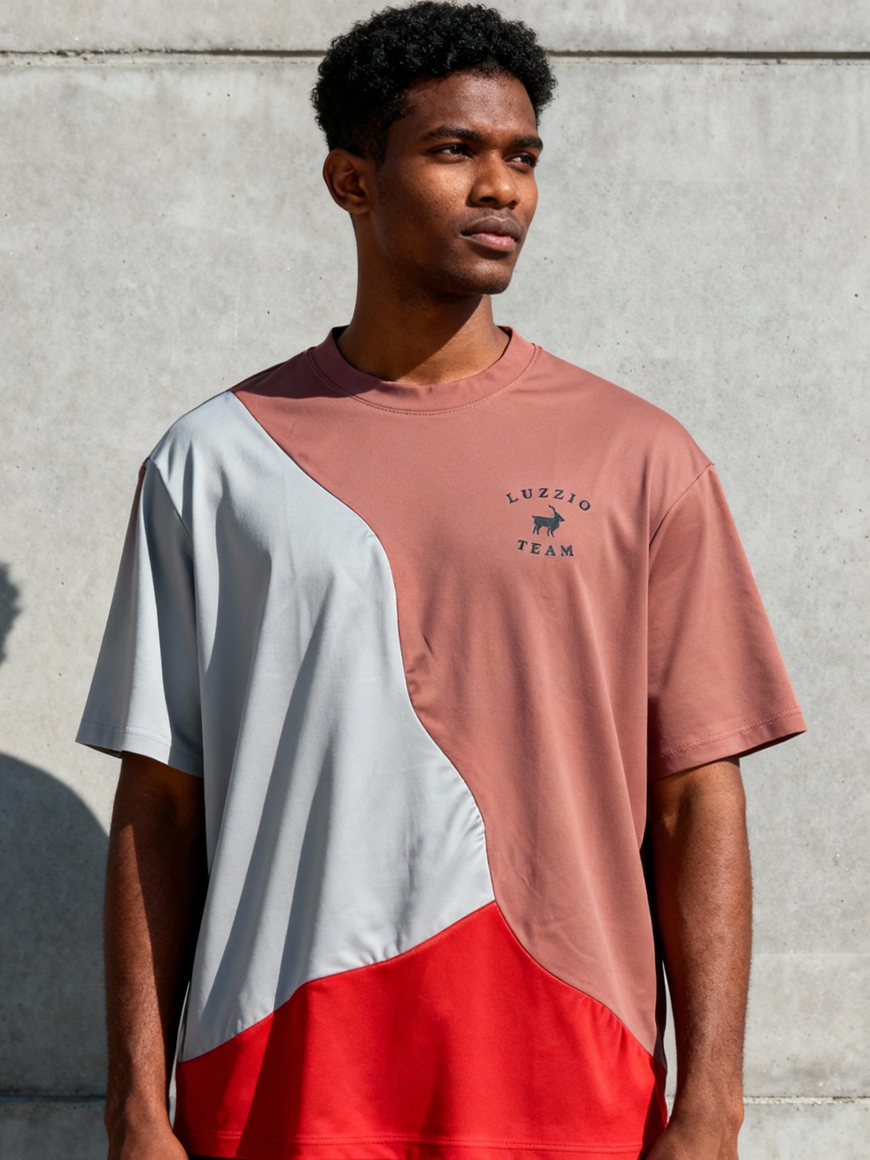 Tri-Tone Oversize Tee