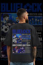 Blue Lock “Born To Shoot, Built To Kill” Oversized T-Shirt