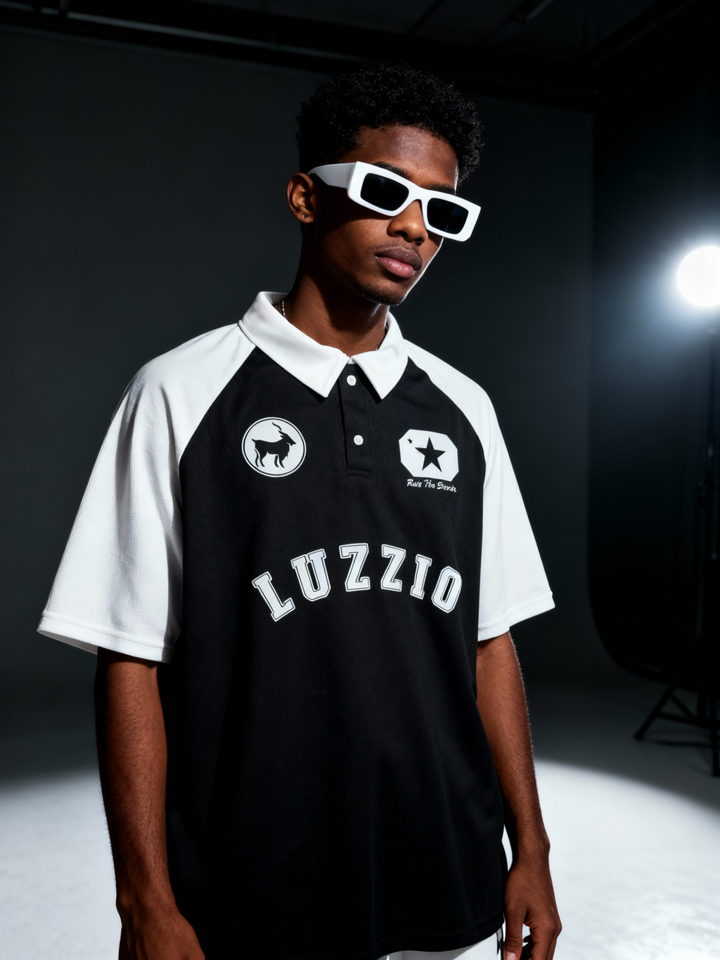 Oversized Raglan Polo