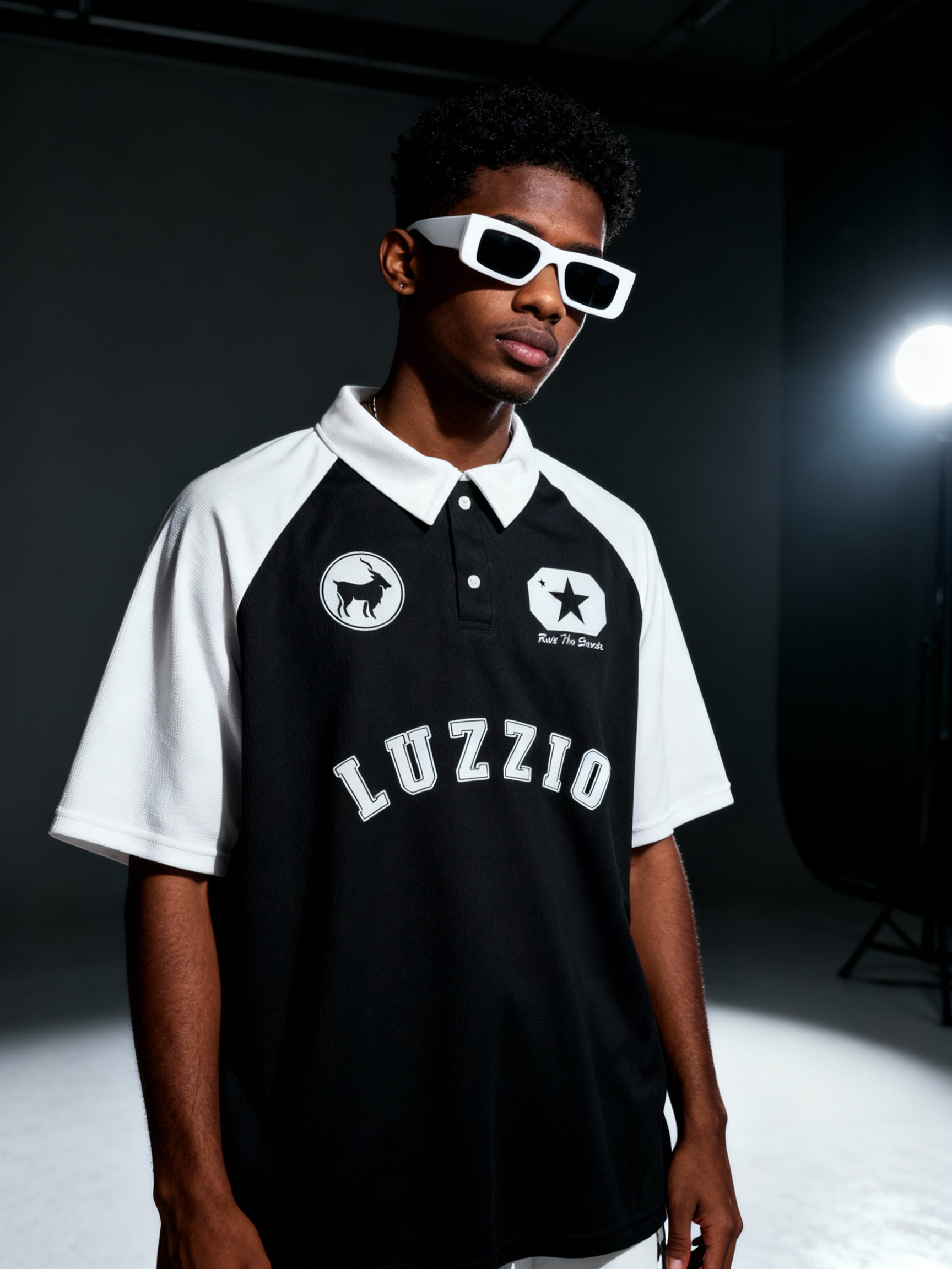 Oversized Raglan Polo