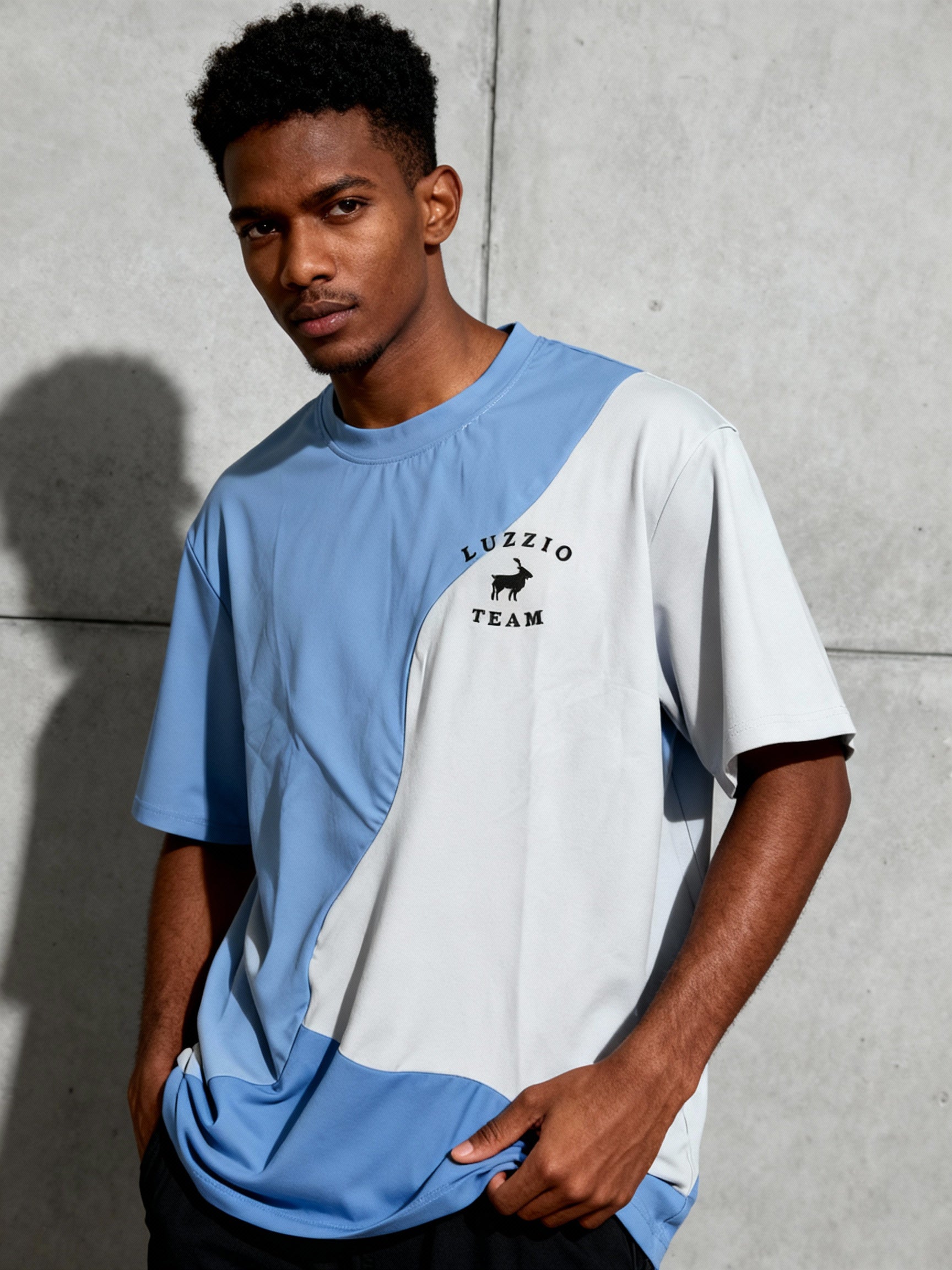 Tri-Tone Oversize Tee