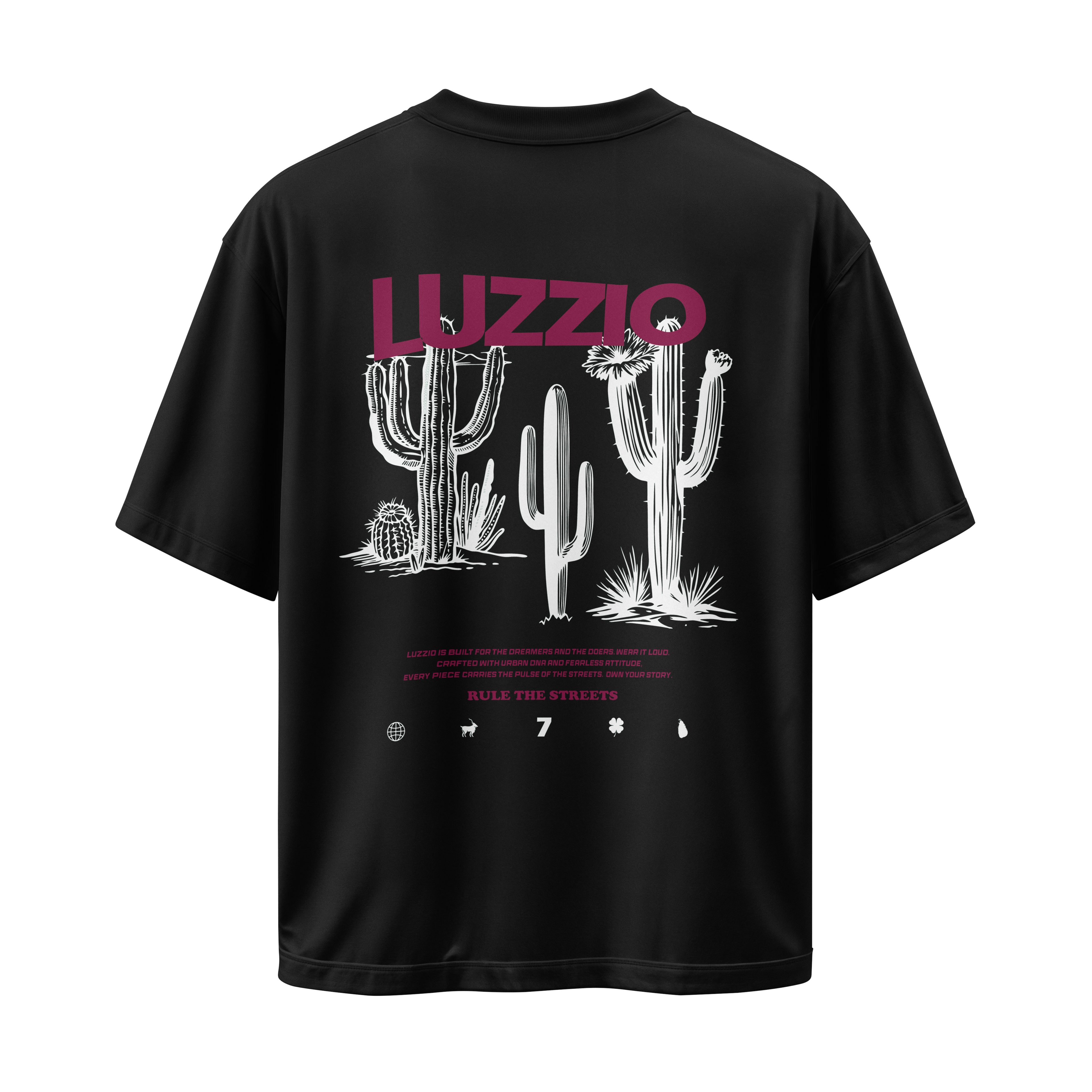 Cactus Puff Tee Oversized