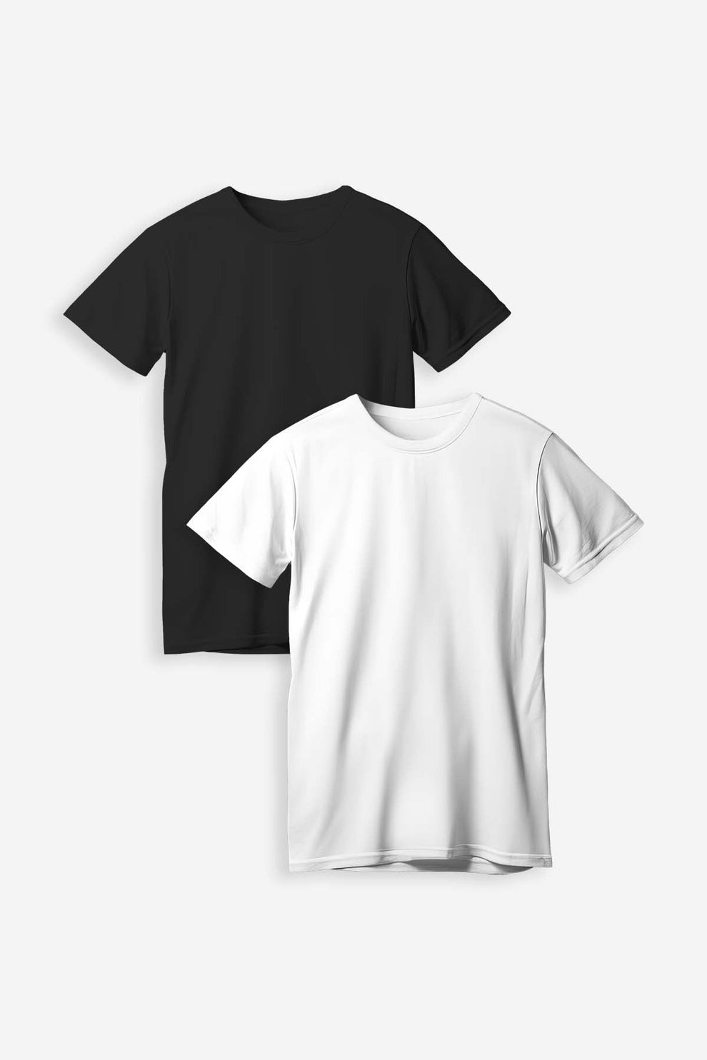 Black And White T-shirt Regular Budget Bundle Pack