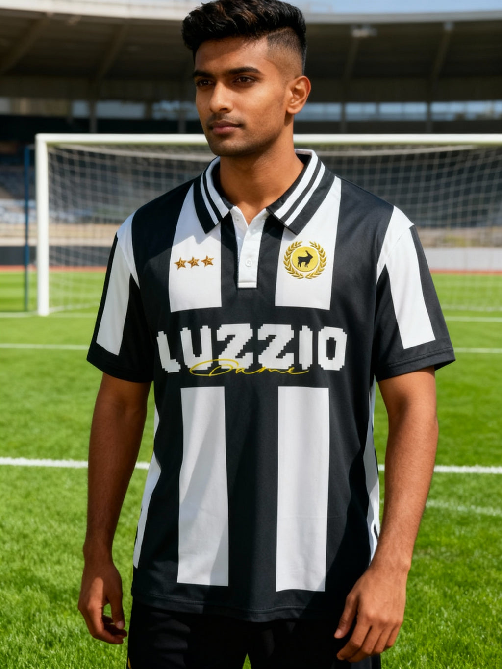 Luzzio Game Lightweight Oversized Polo T-shirt