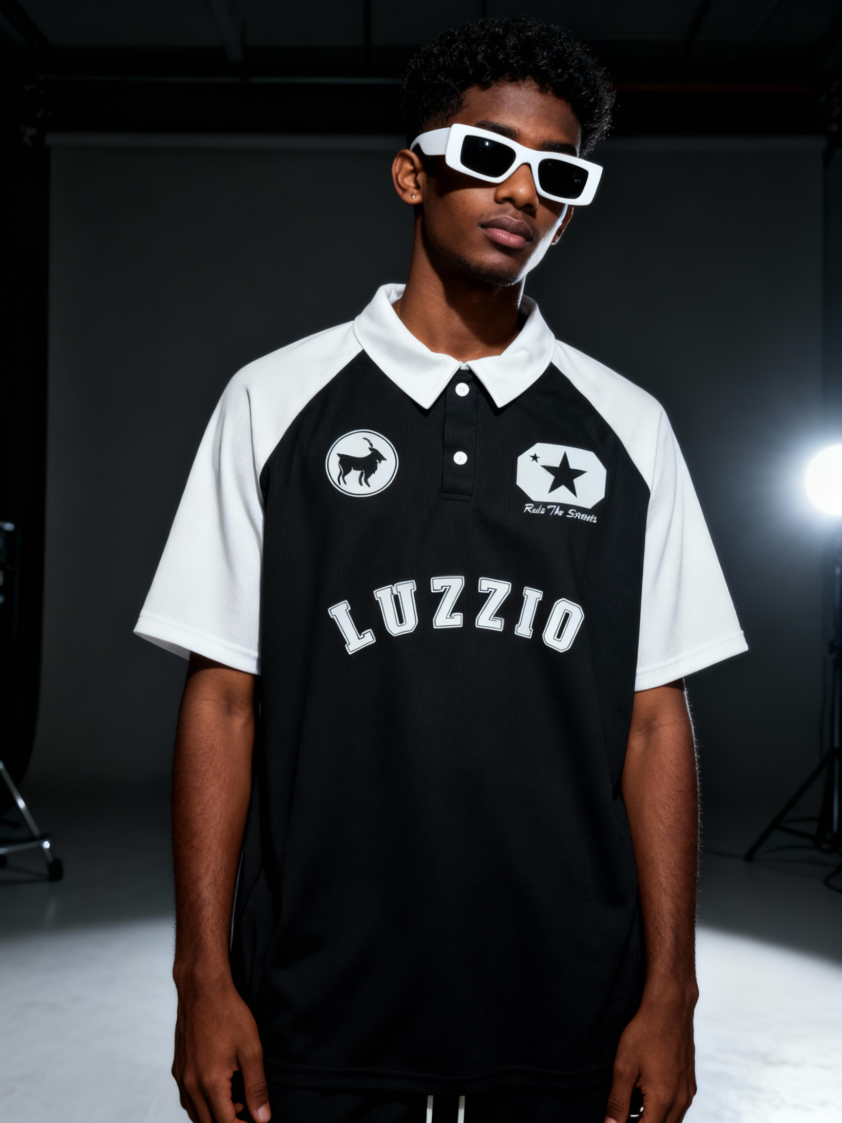 Oversized Raglan Polo