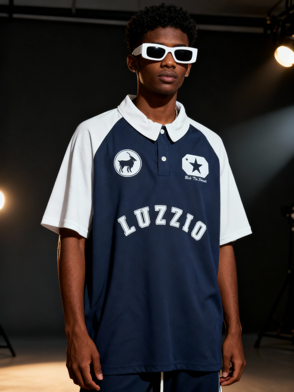 Oversized Raglan Polo