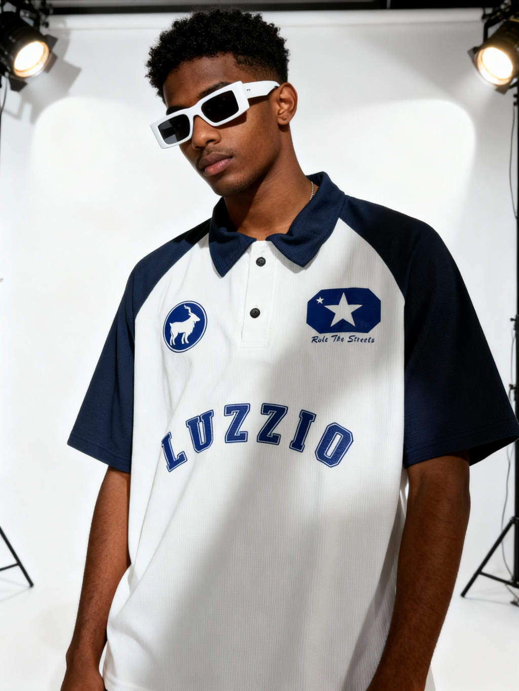 Oversized Raglan Polo