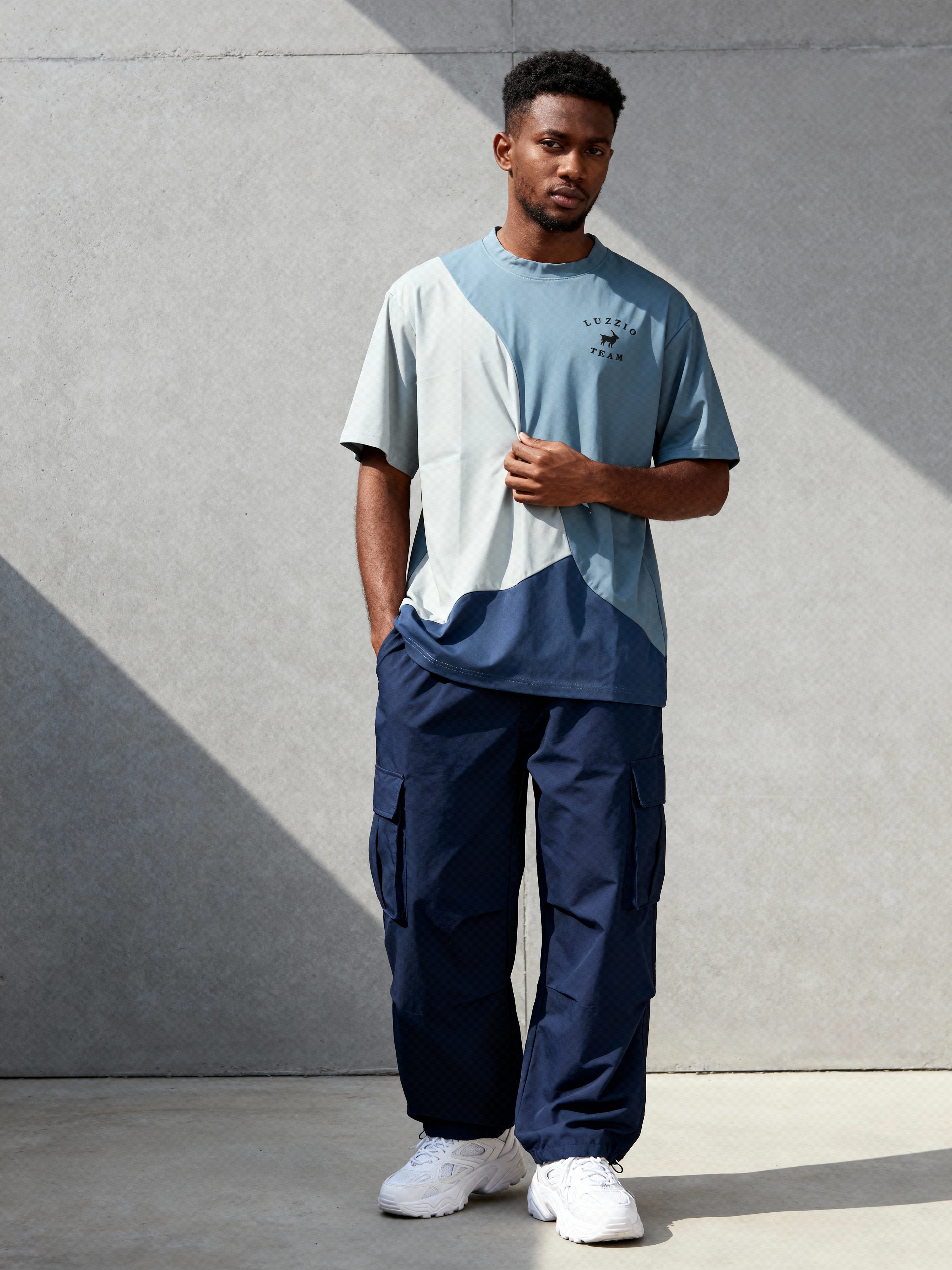 Tri-Tone Oversize Tee