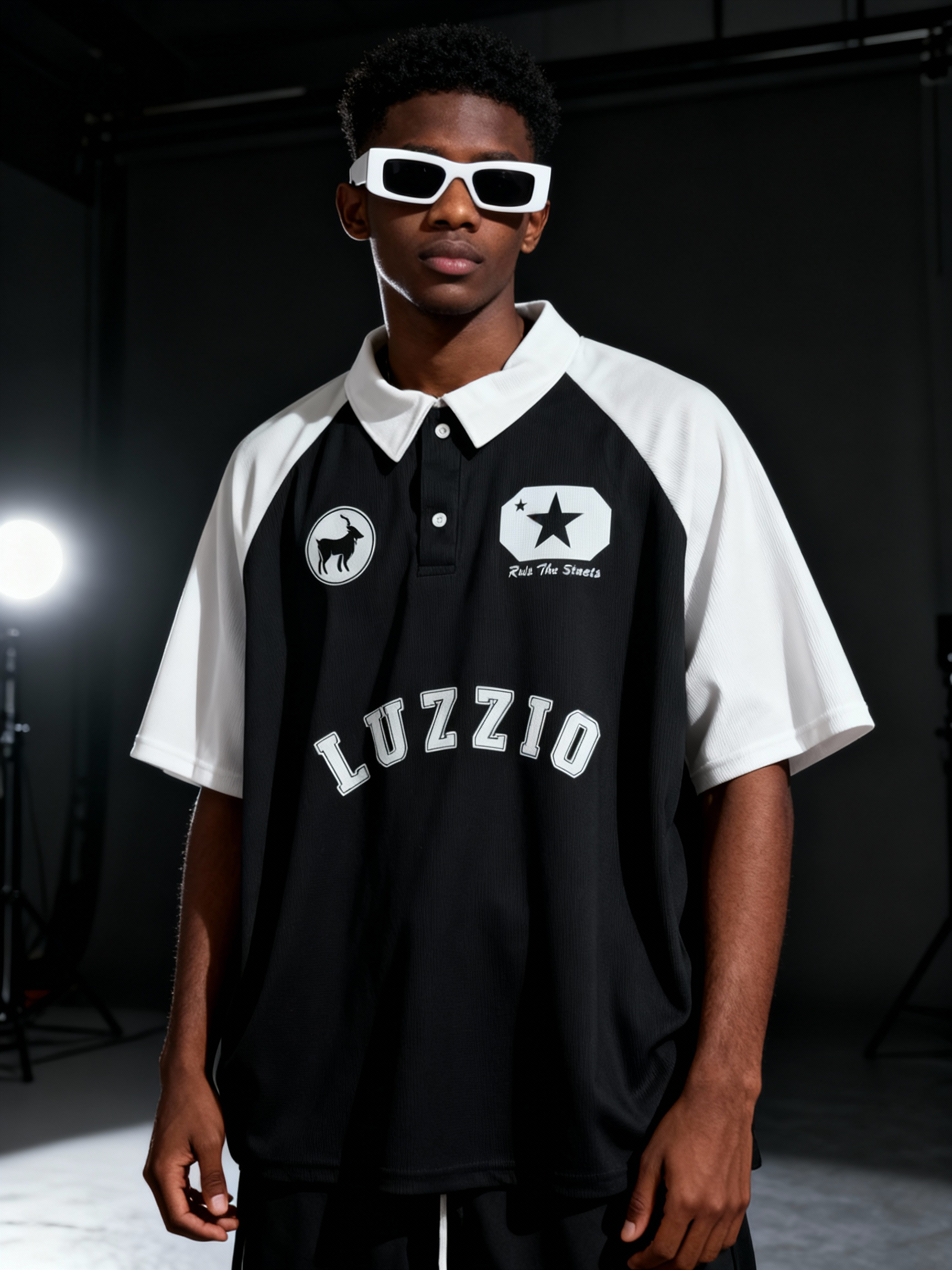 Oversized Raglan Polo