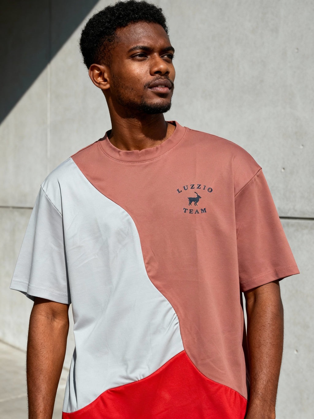 Tri-Tone Oversize Tee