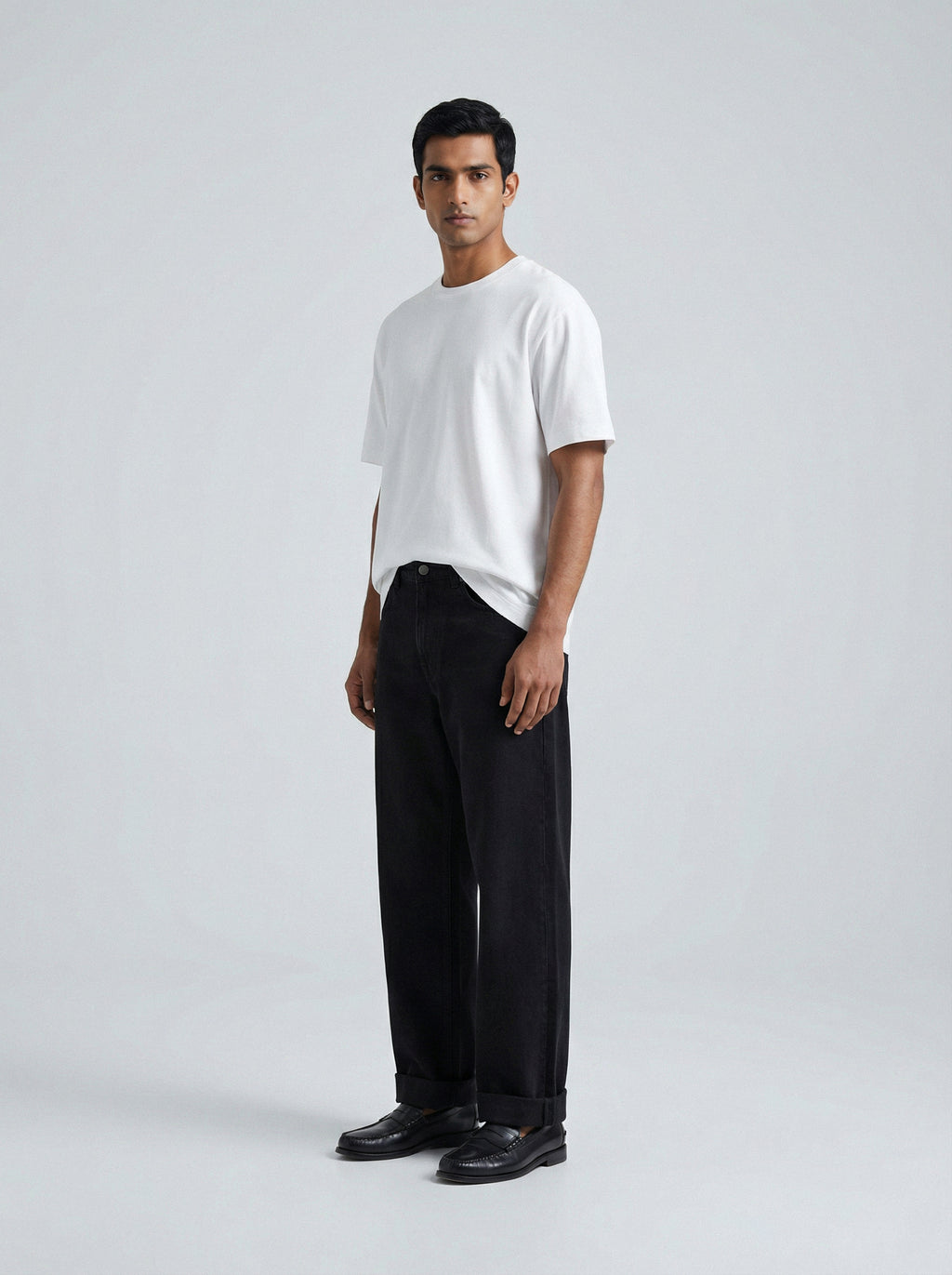 Bio Washed White Oversized T-shirt Premium