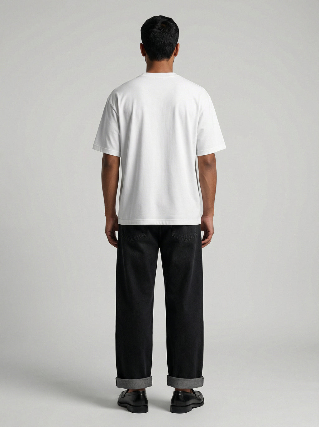 Bio Washed White Oversized T-shirt Premium