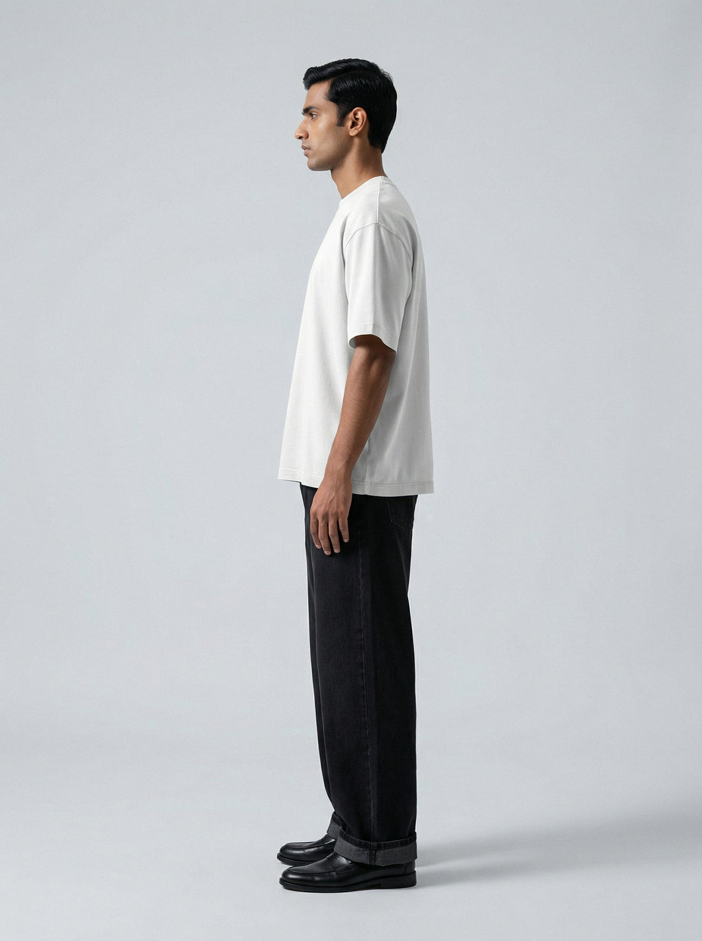 Bio Washed White Oversized T-shirt Premium