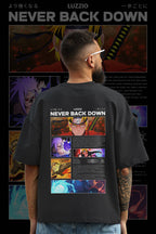 Naruto “Never Back Down” Oversized T-Shirt