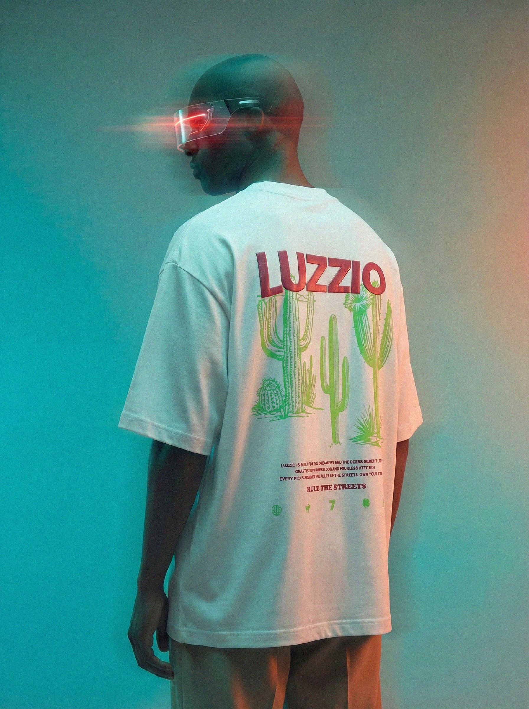 Cactus Puff Tee Oversized